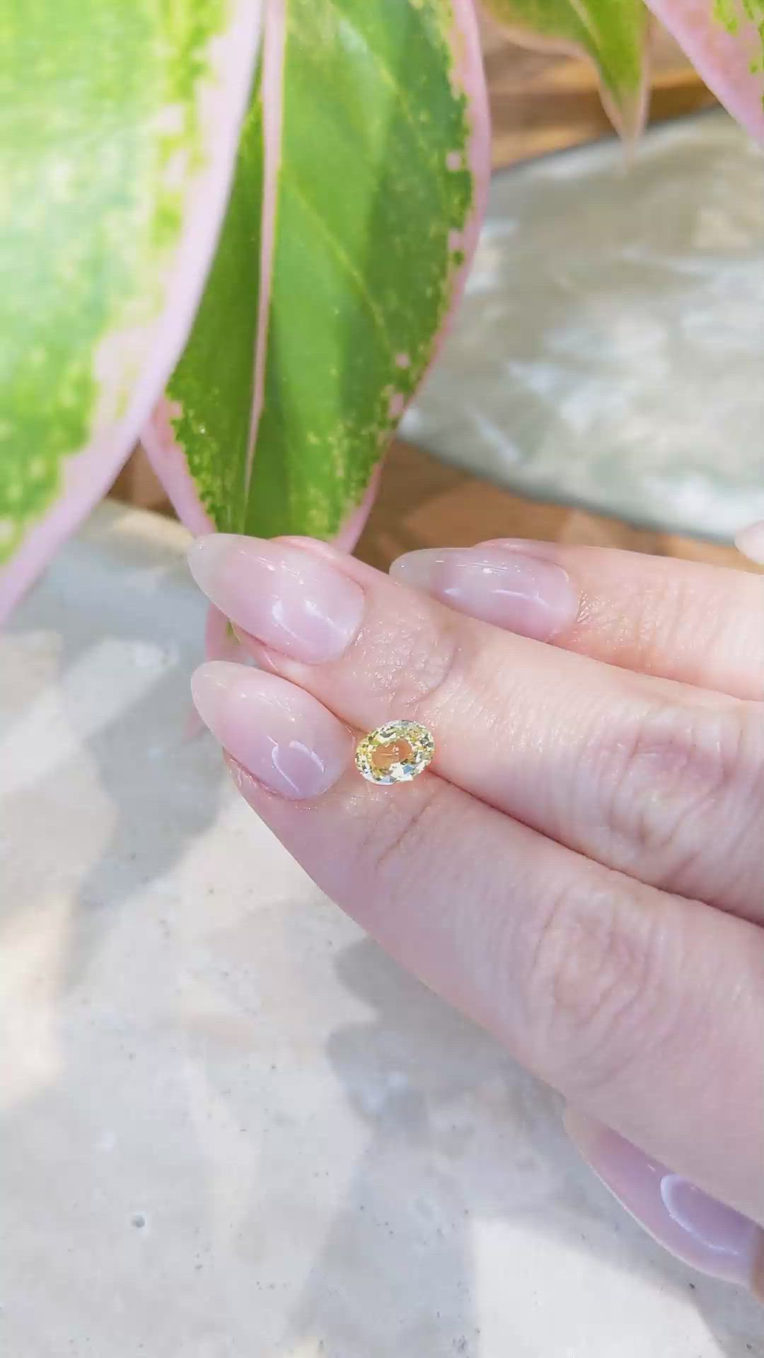 1.12 Ct. Yellow Sapphire from Ceylon (Sri Lanka) Size Video