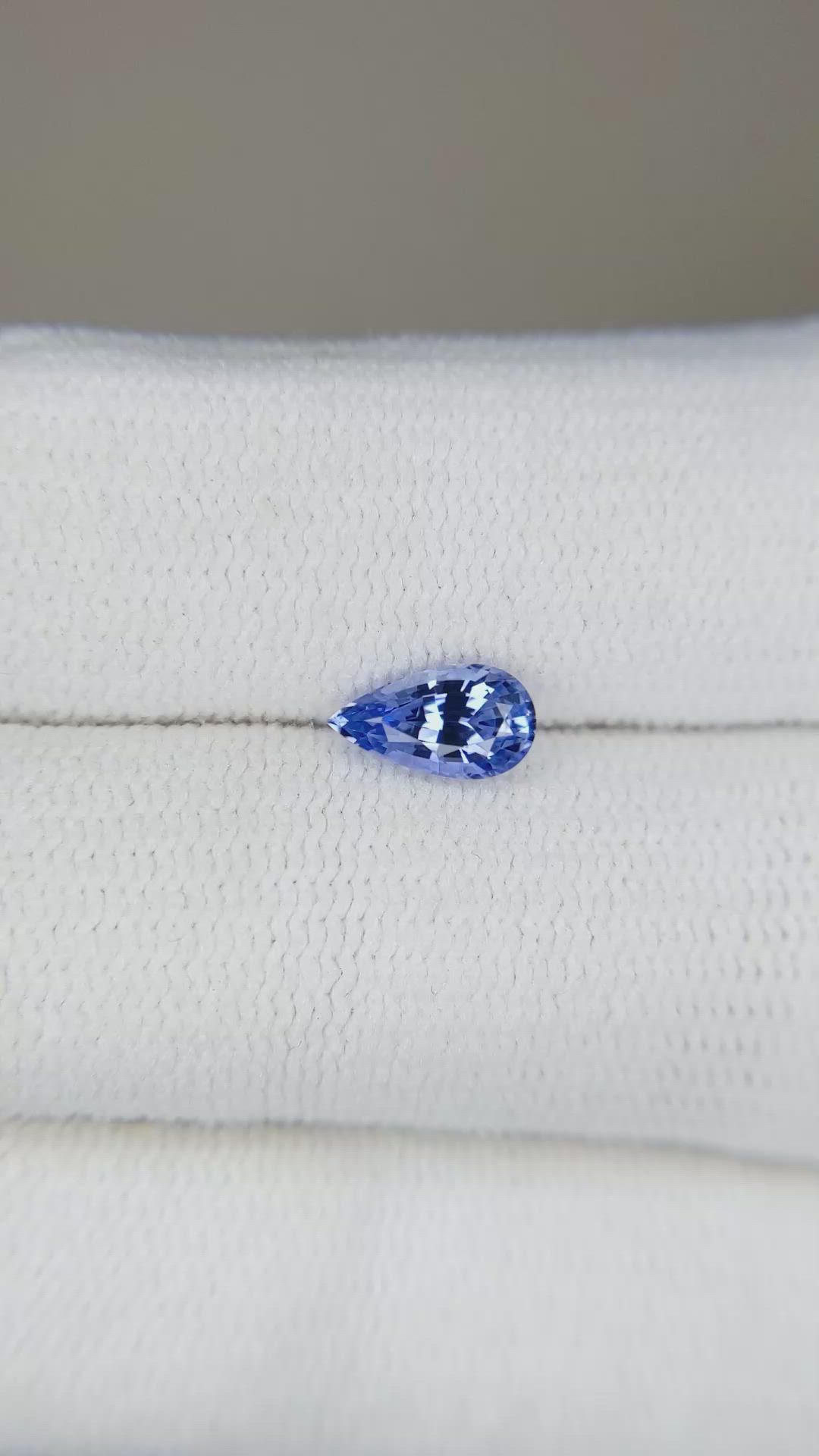 0.72 Ct. Blue Sapphire from Ceylon (Sri Lanka) Size Video