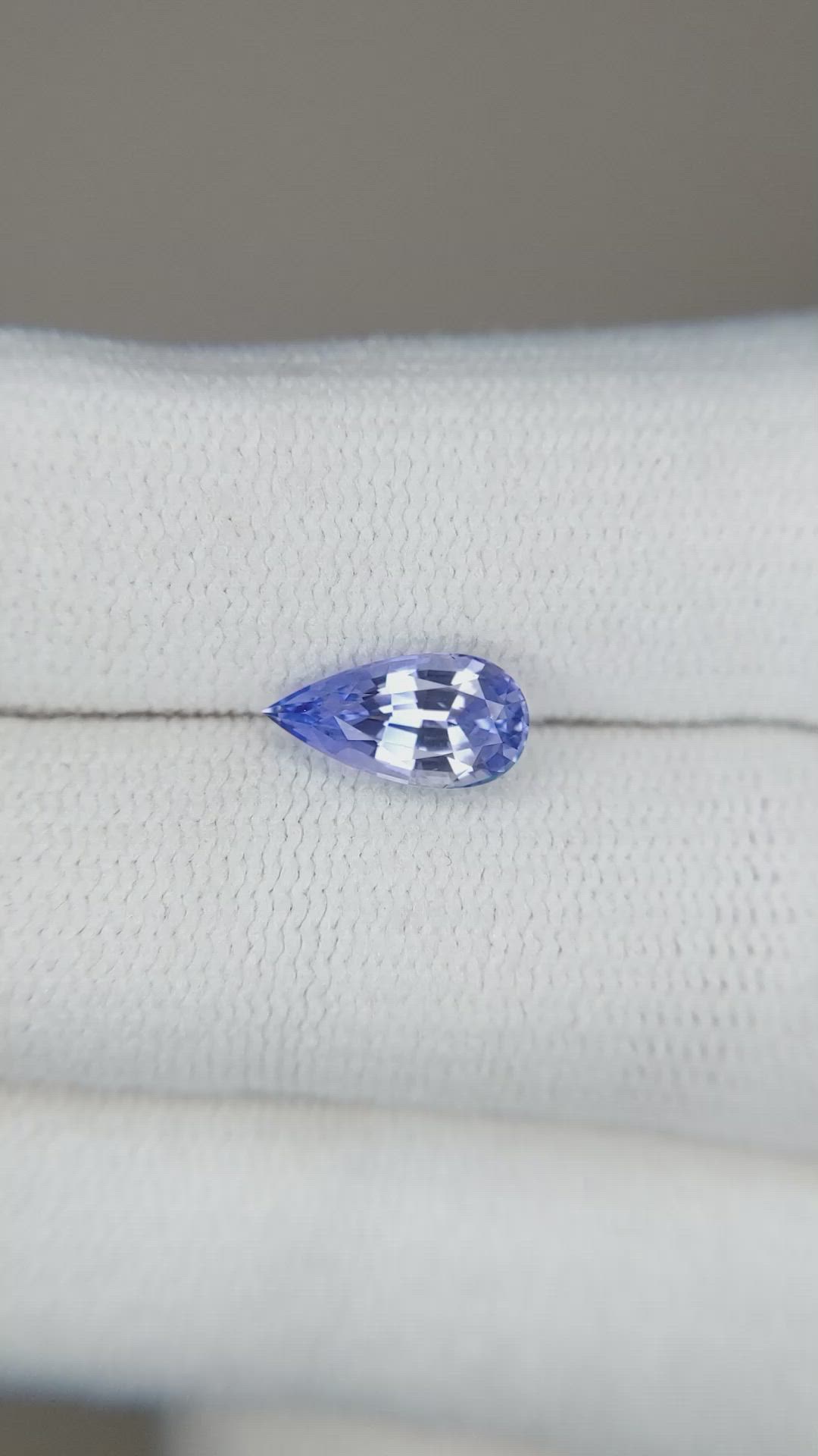 1.39 Ct. Blue Sapphire from Ceylon (Sri Lanka) Size Video