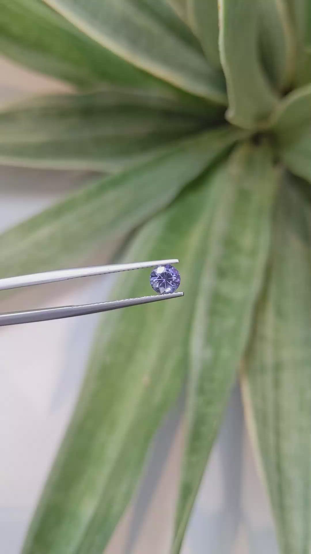 1.04 Ct. Purple Sapphire from Ceylon (Sri Lanka) Size Video