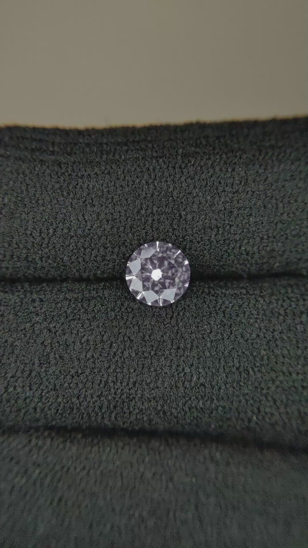 0.83 Ct. White Sapphire from Ceylon (Sri Lanka) Size Video