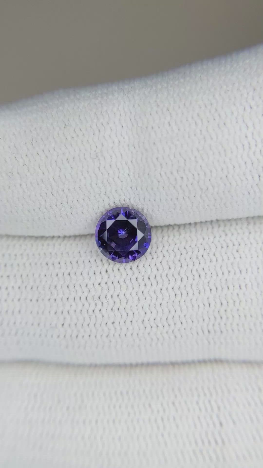 1.20 Ct. Purple Sapphire from Ceylon (Sri Lanka) Size Video