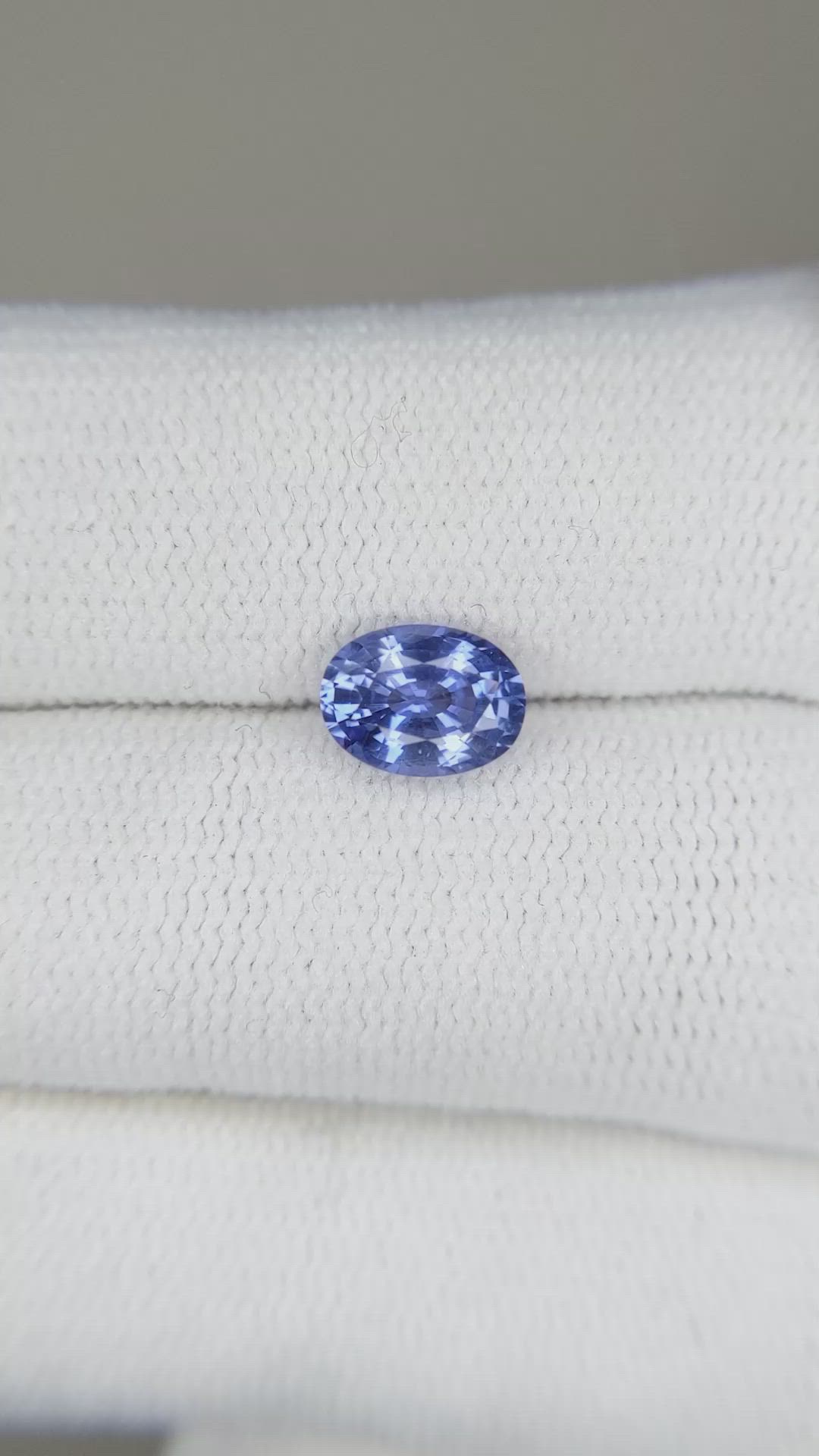 1.17 Ct. Blue Sapphire from Ceylon (Sri Lanka) Size Video