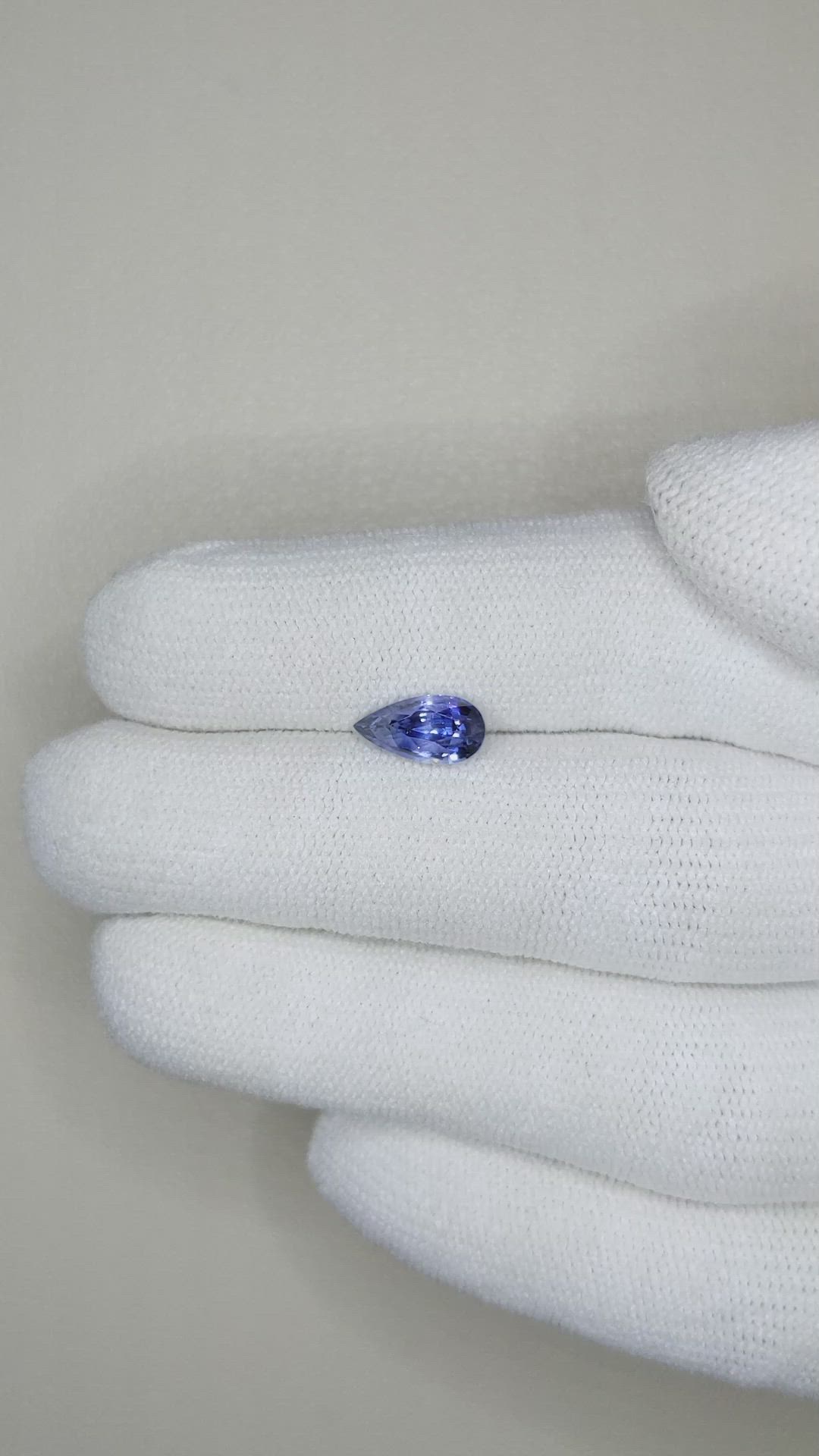 1.44 Ct. Blue Sapphire from Ceylon (Sri Lanka) Size Video
