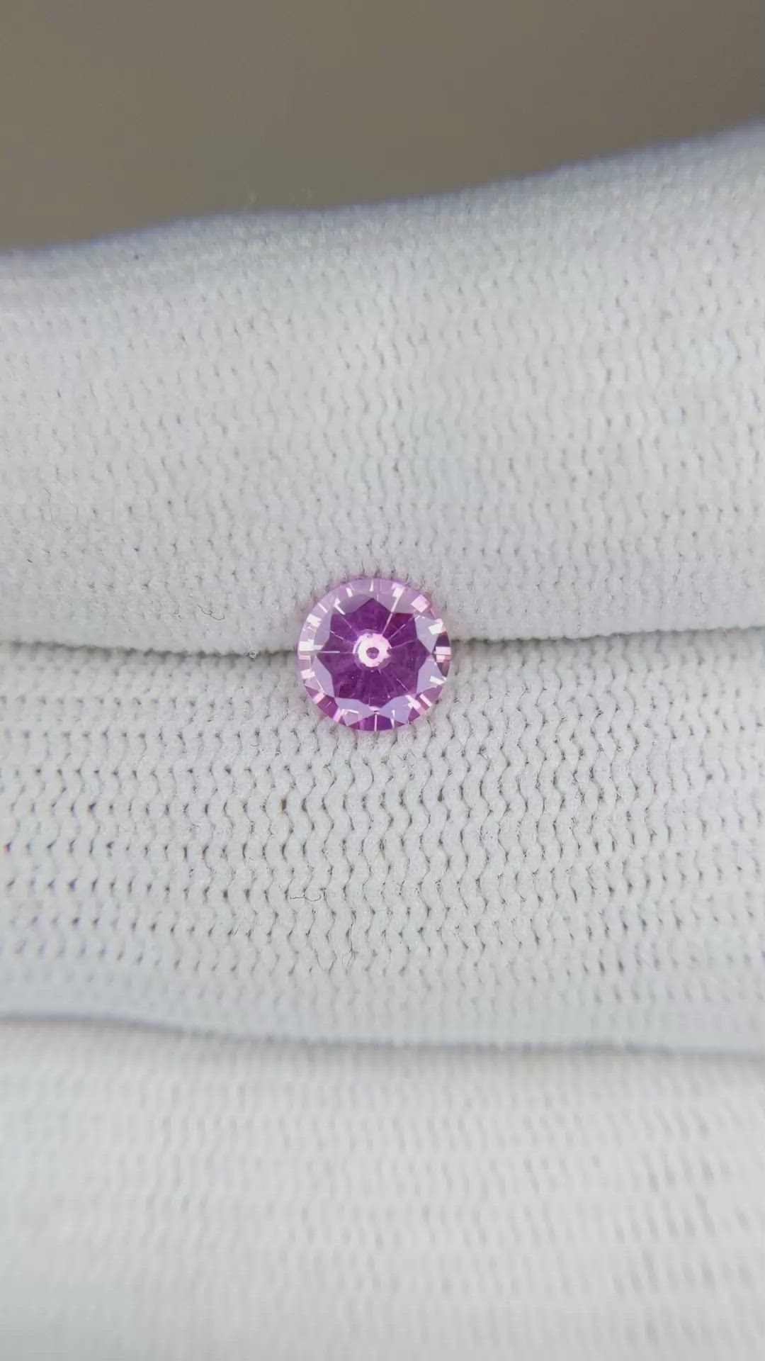 0.89 Ct. Pink Sapphire from Ceylon (Sri Lanka) Size Video