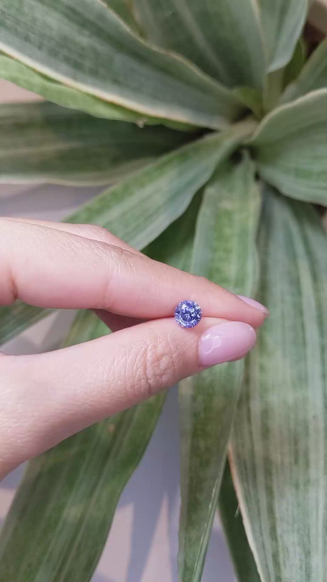 1.95 Ct. Blue Sapphire from Ceylon (Sri Lanka) Size Video