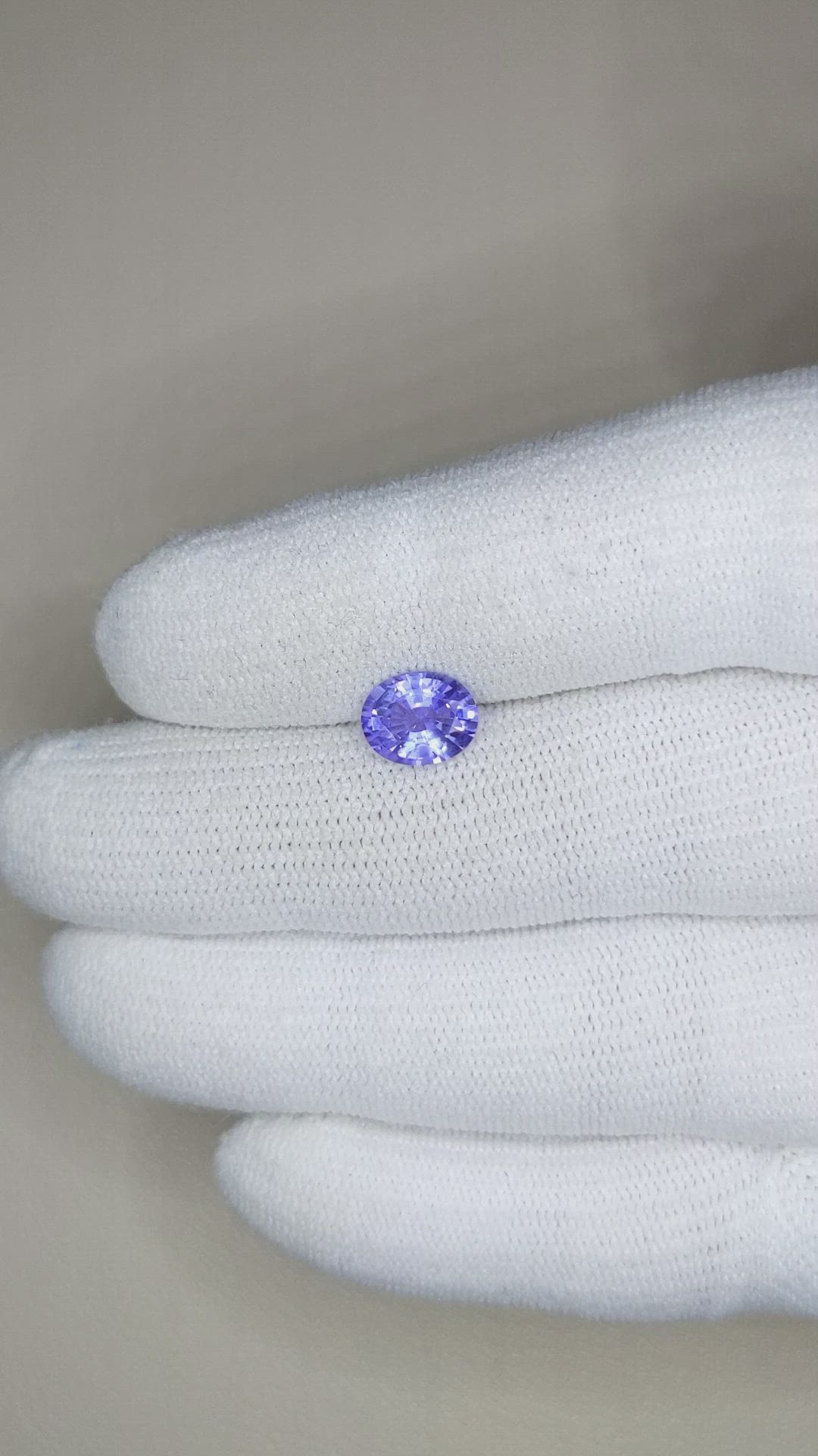 1.56 Ct. Blue Sapphire from Ceylon (Sri Lanka) Size Video