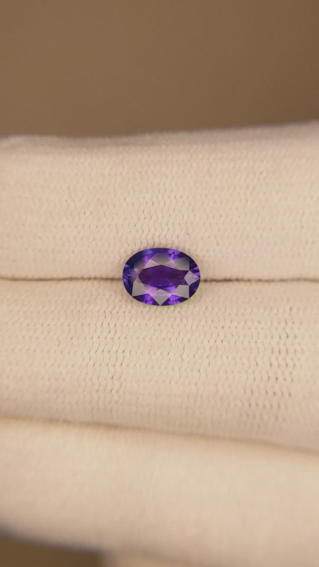 1.09 Ct. Color Change Sapphire from Ceylon (Sri Lanka) Size Video
