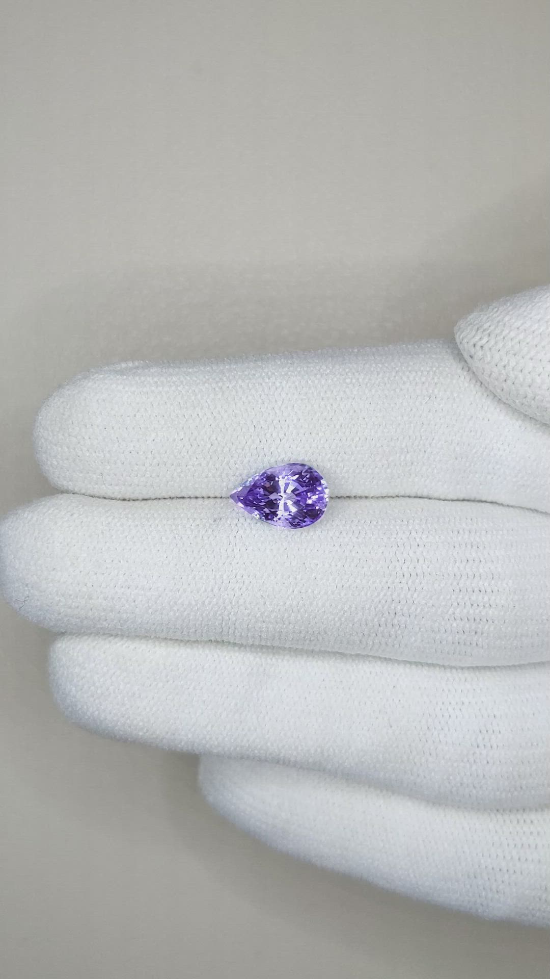 2.19 Ct. Sapphire from Ceylon (Sri Lanka) Size Video