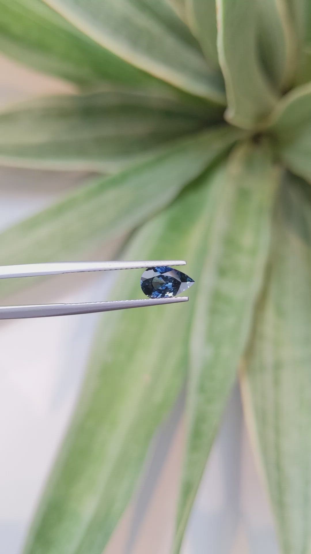 1.40 Ct. Blue Sapphire from Ceylon (Sri Lanka) Size Video