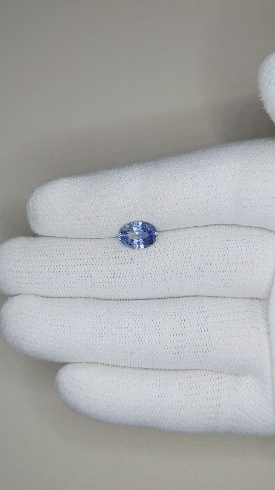 1.97 Ct. Bi Color Sapphire from Ceylon (Sri Lanka) Size Video