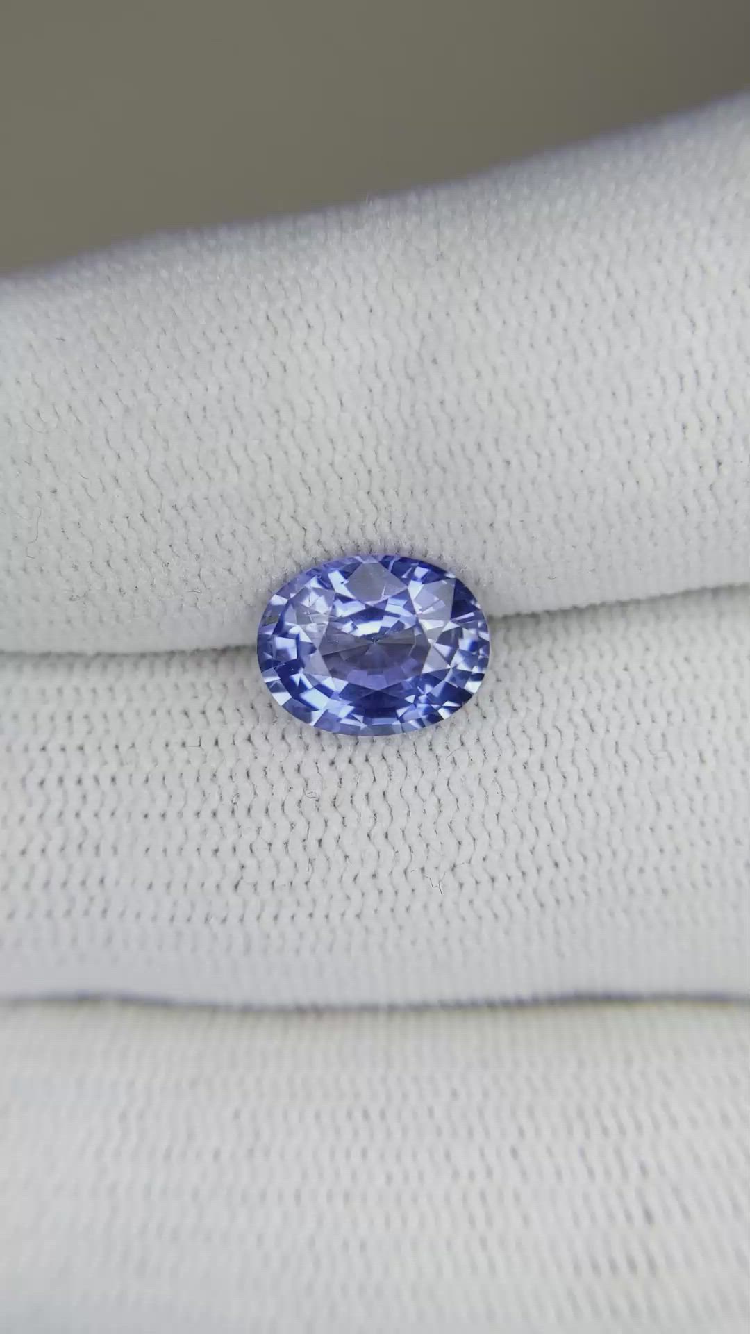 2.47 Ct. Blue Sapphire from Ceylon (Sri Lanka) Size Video