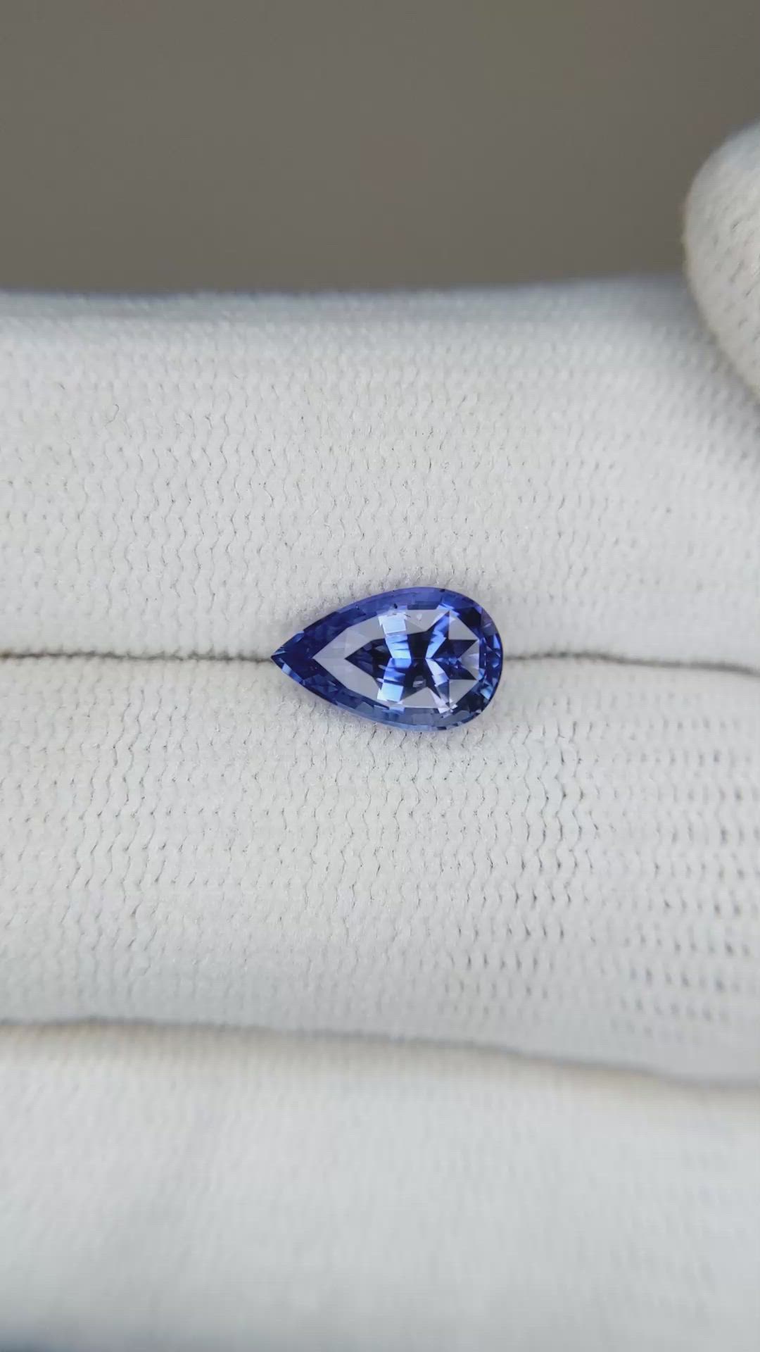 1.49 Ct. Blue Sapphire from Ceylon (Sri Lanka) Size Video