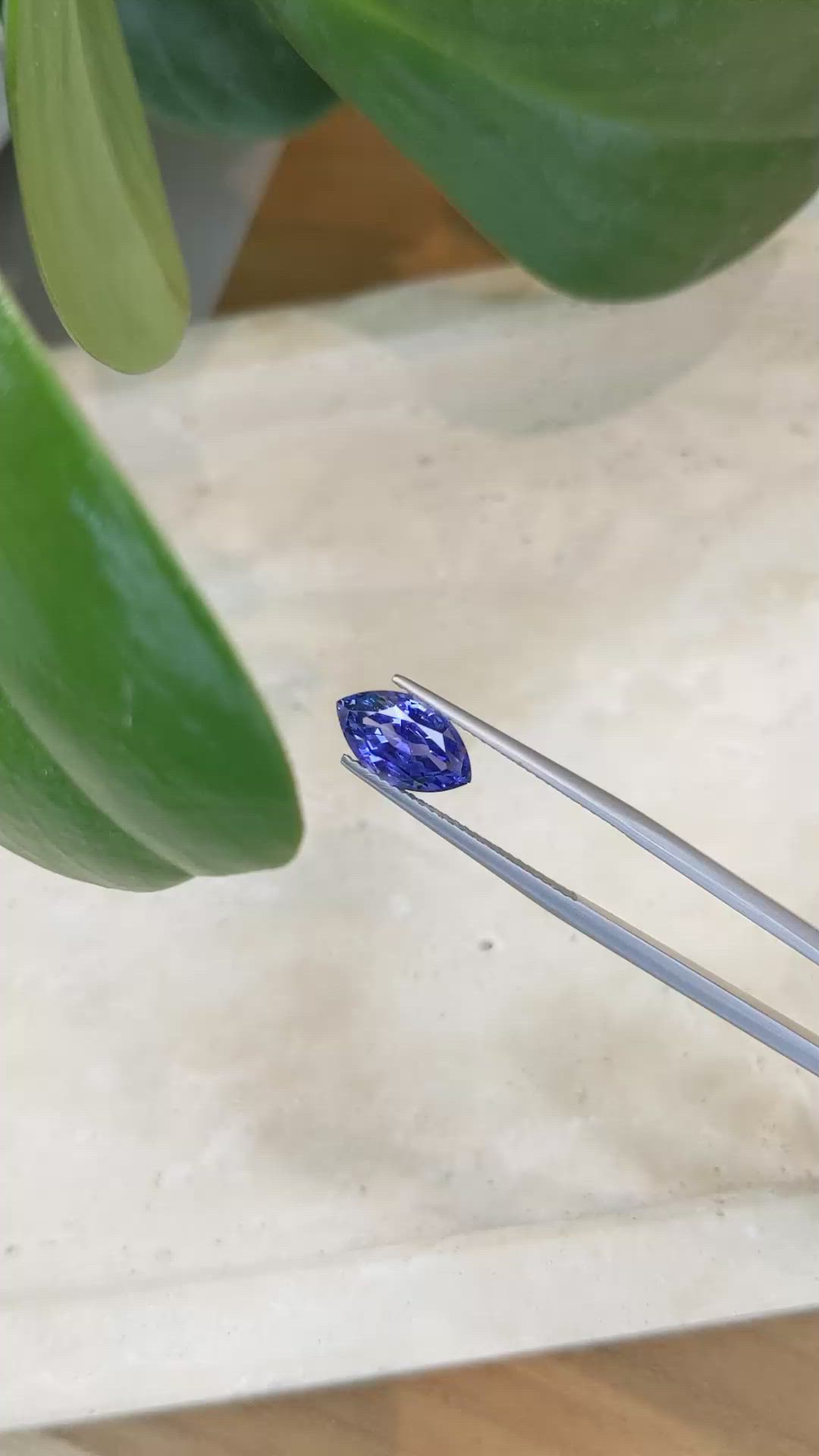 2.90 Ct. Blue Sapphire from Ceylon (Sri Lanka) Size Video