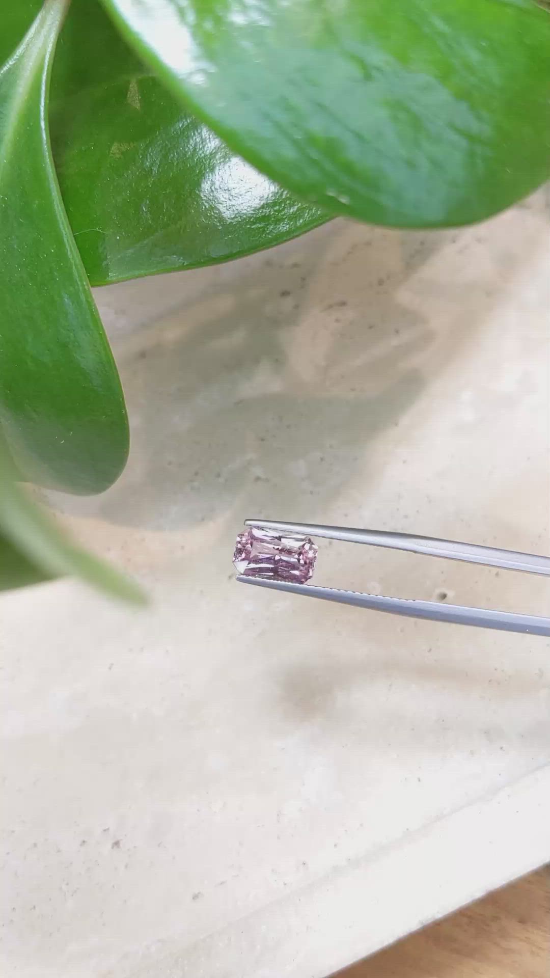 2.50 Ct. Pink Sapphire from Ceylon (Sri Lanka) Size Video