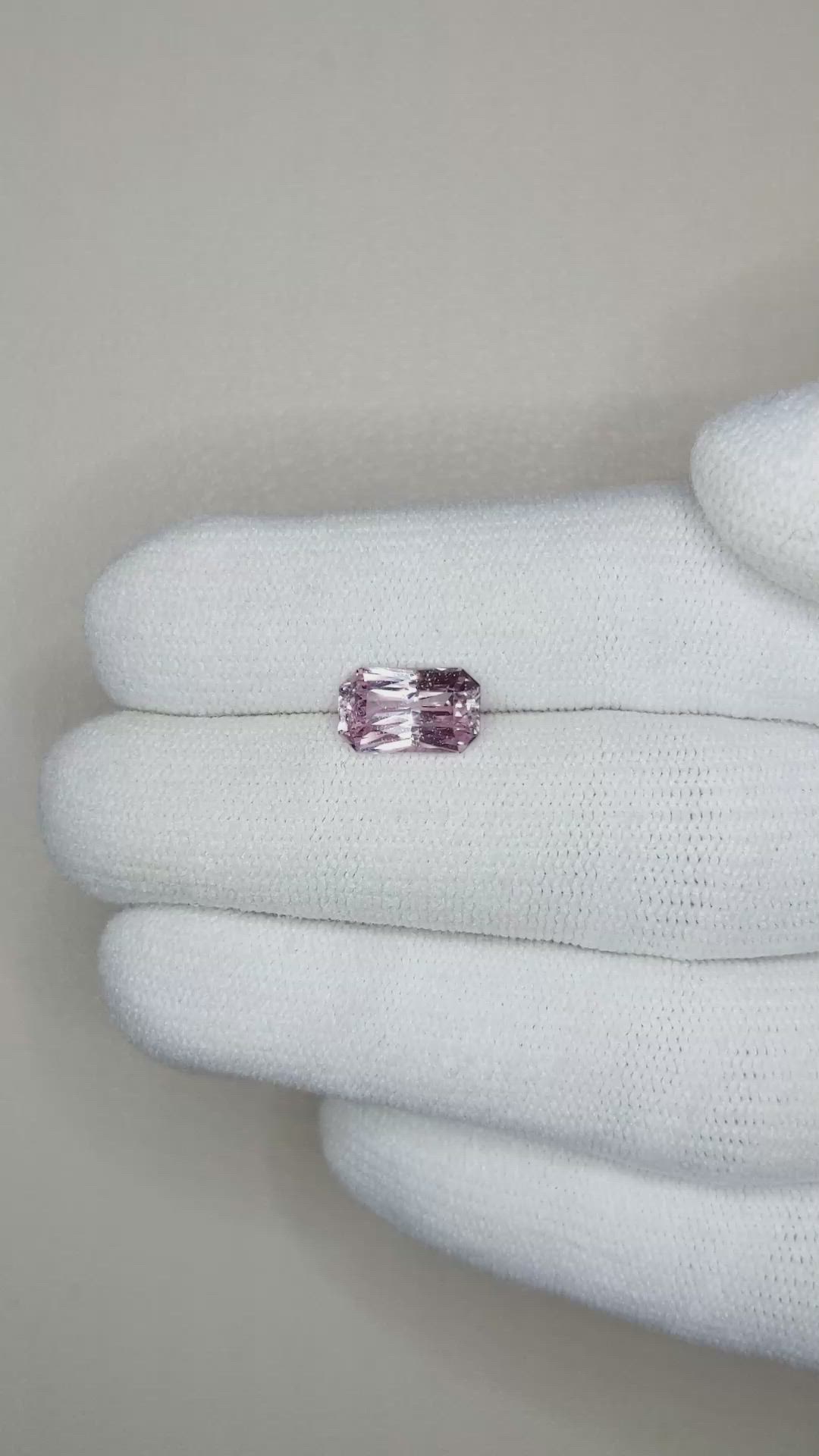 2.50 Ct. Pink Sapphire from Ceylon (Sri Lanka) Size Video