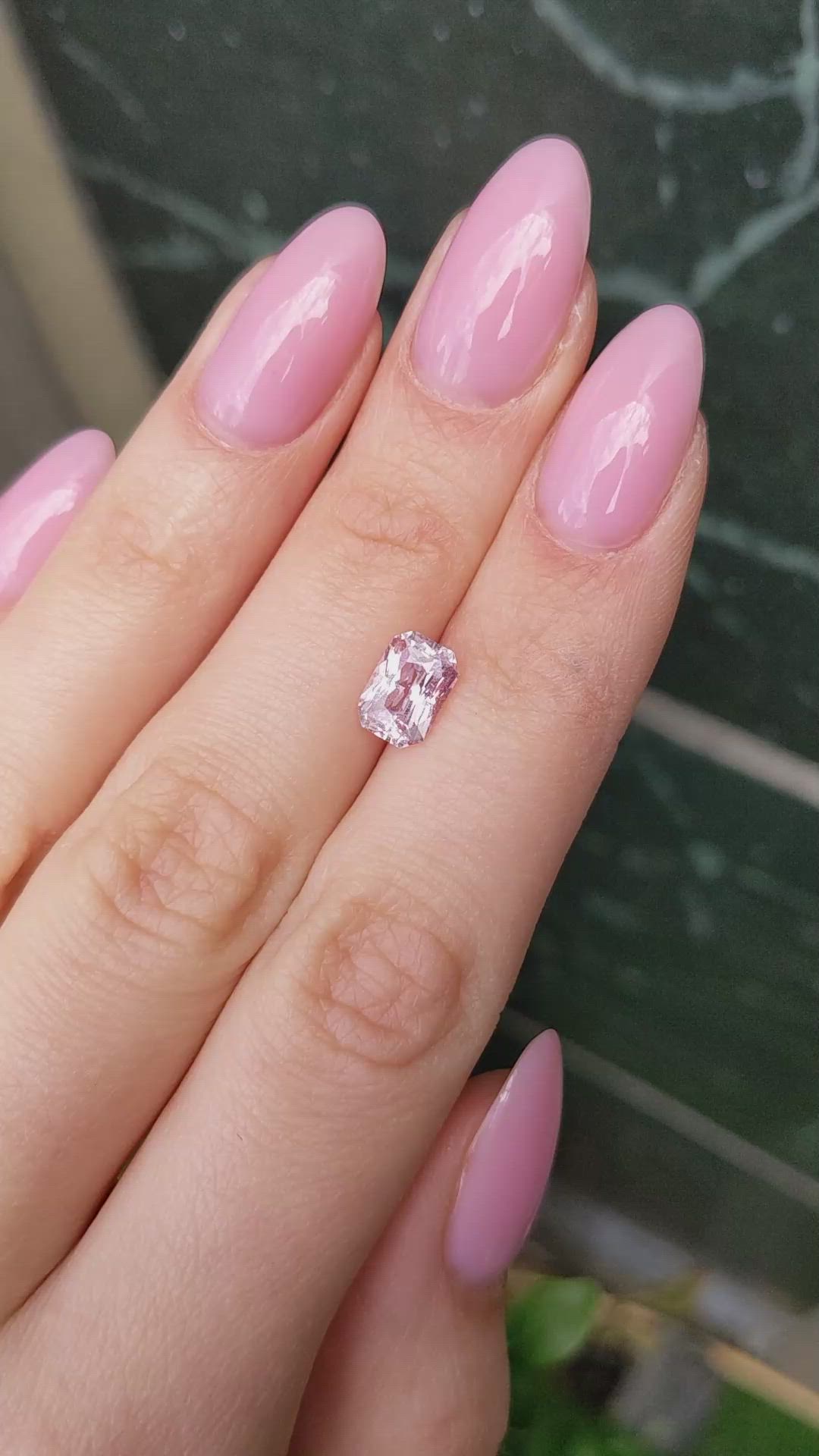 1.94 Ct. Pink Sapphire from Ceylon (Sri Lanka) Size Video
