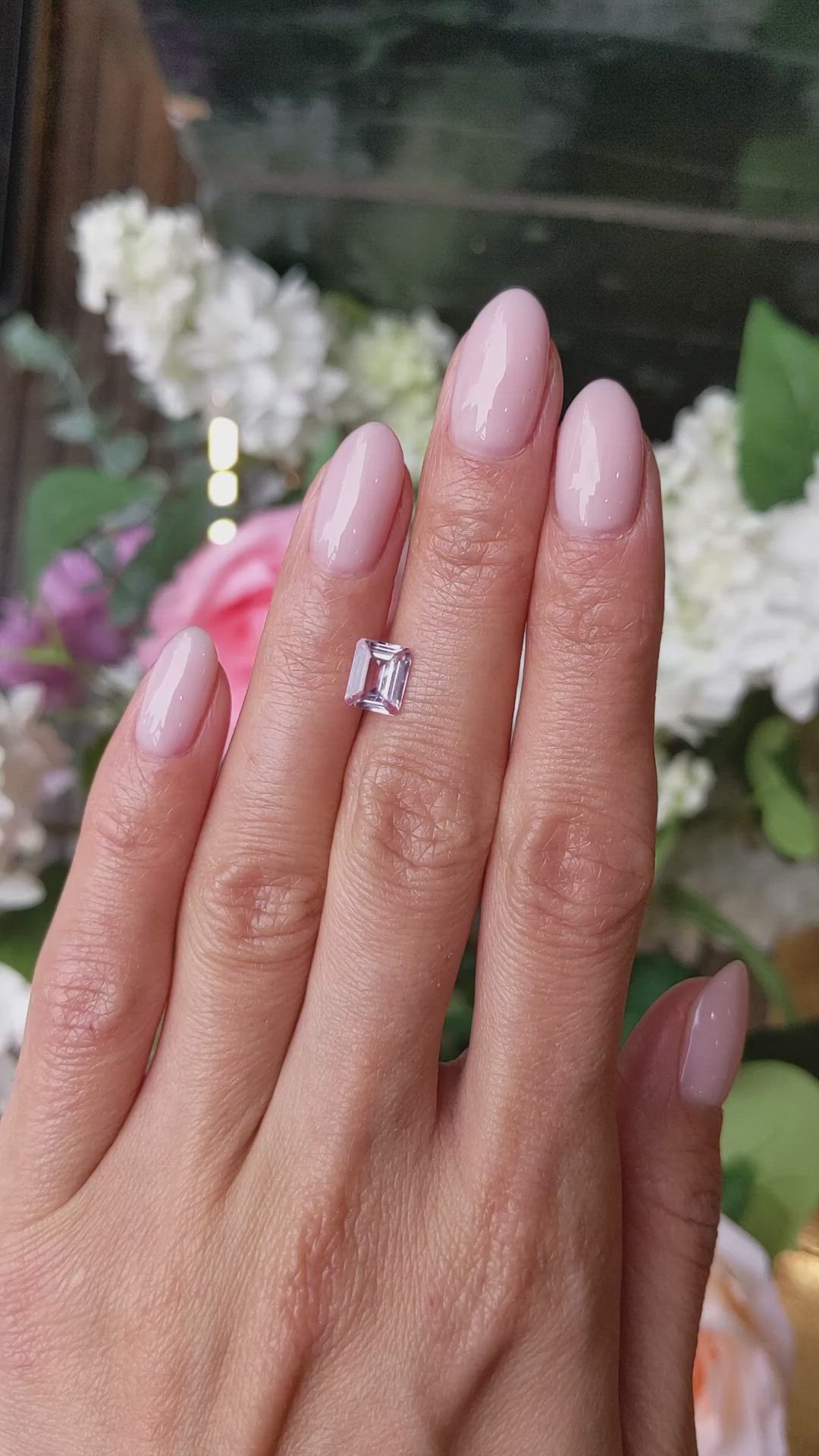 1.57 Ct. Pink Sapphire from Ceylon (Sri Lanka) Size Video