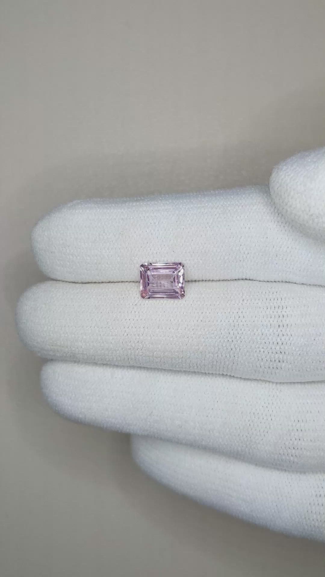 1.57 Ct. Pink Sapphire from Ceylon (Sri Lanka) Size Video