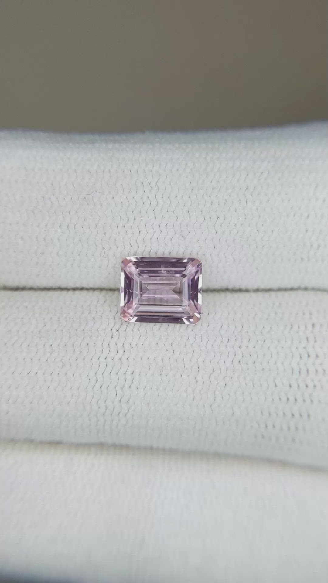 1.57 Ct. Pink Sapphire from Ceylon (Sri Lanka) Size Video