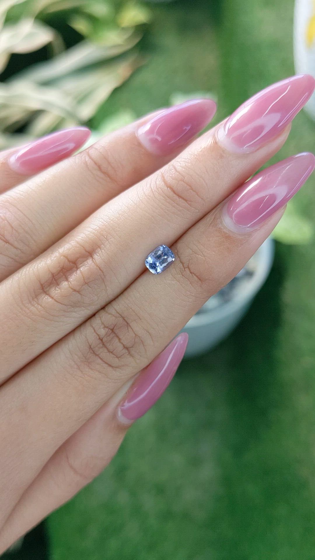0.66 Ct. Blue Sapphire from Ceylon (Sri Lanka) Size Video