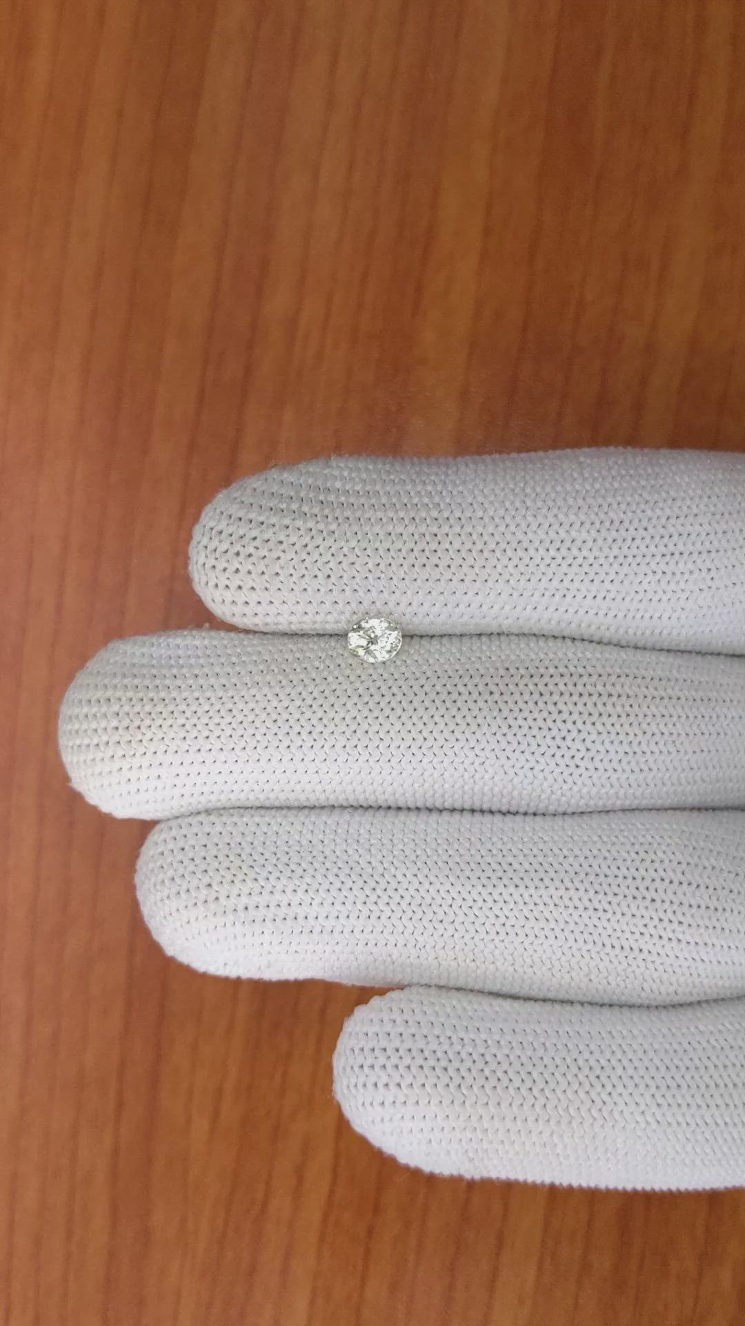 0.44 Ct. Yellow Sapphire from Ceylon (Sri Lanka) Size Video