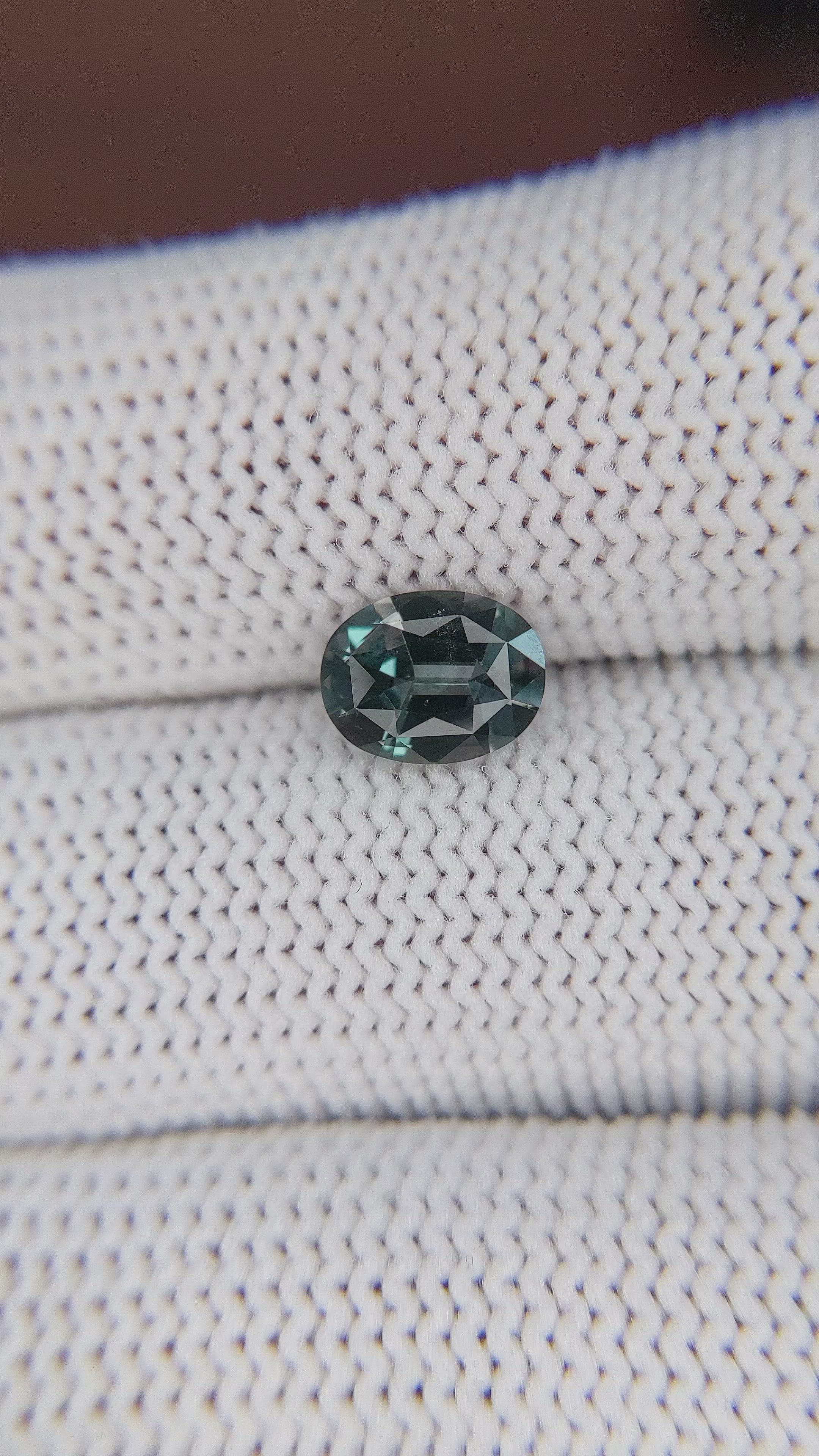 1.60 Ct. Bluish Green Sapphire from Africa Size Video