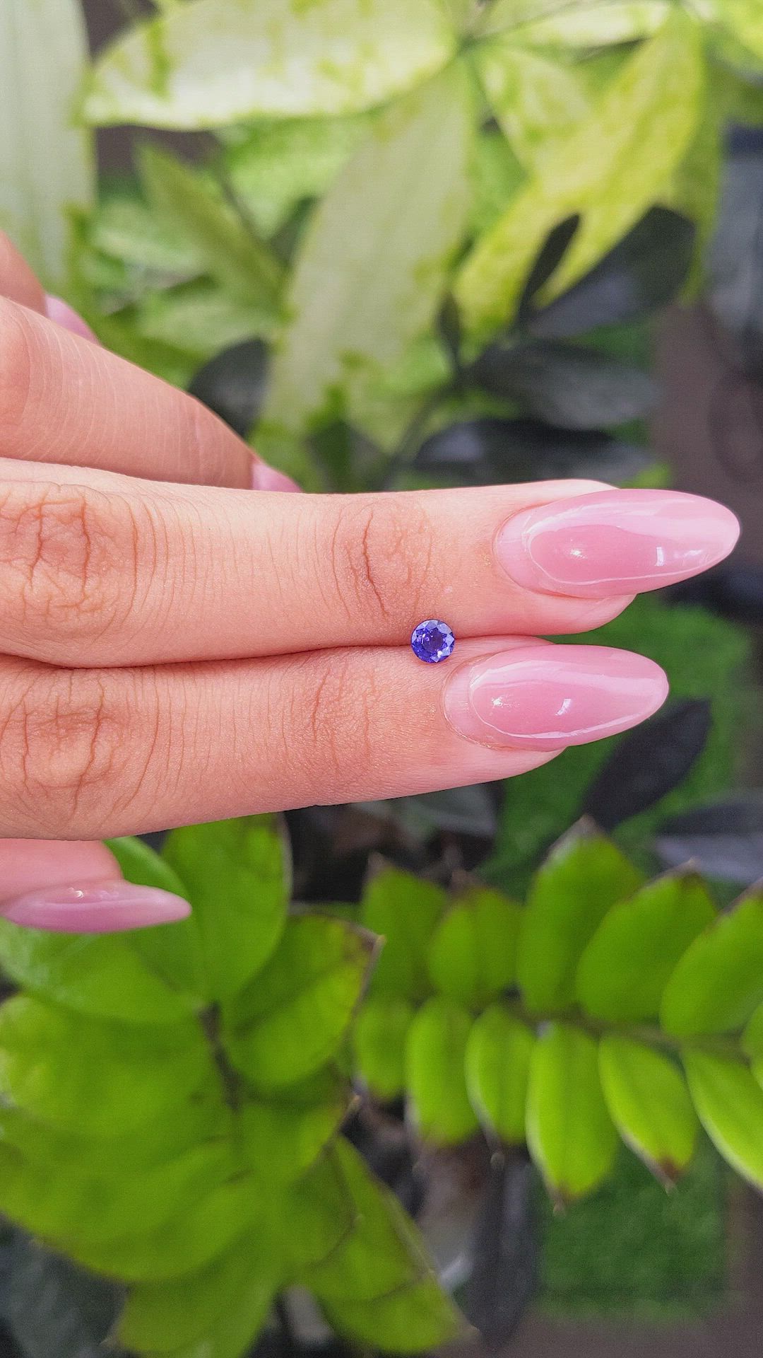 0.35 Ct. Color Change Sapphire from Ceylon (Sri Lanka) Size Video