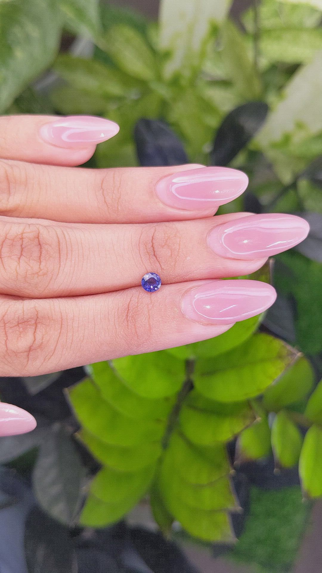 0.41 Ct. Color Change Sapphire from Ceylon (Sri Lanka) Size Video