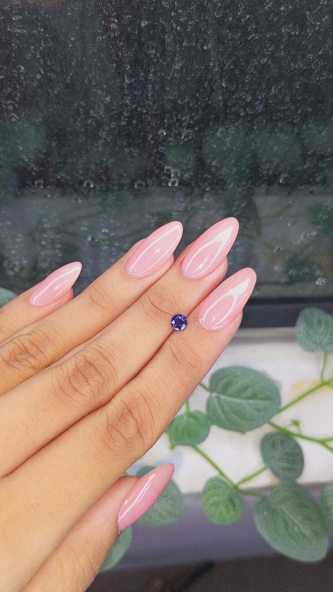 0.55 Ct. Color Change Sapphire from Ceylon (Sri Lanka) Size Video