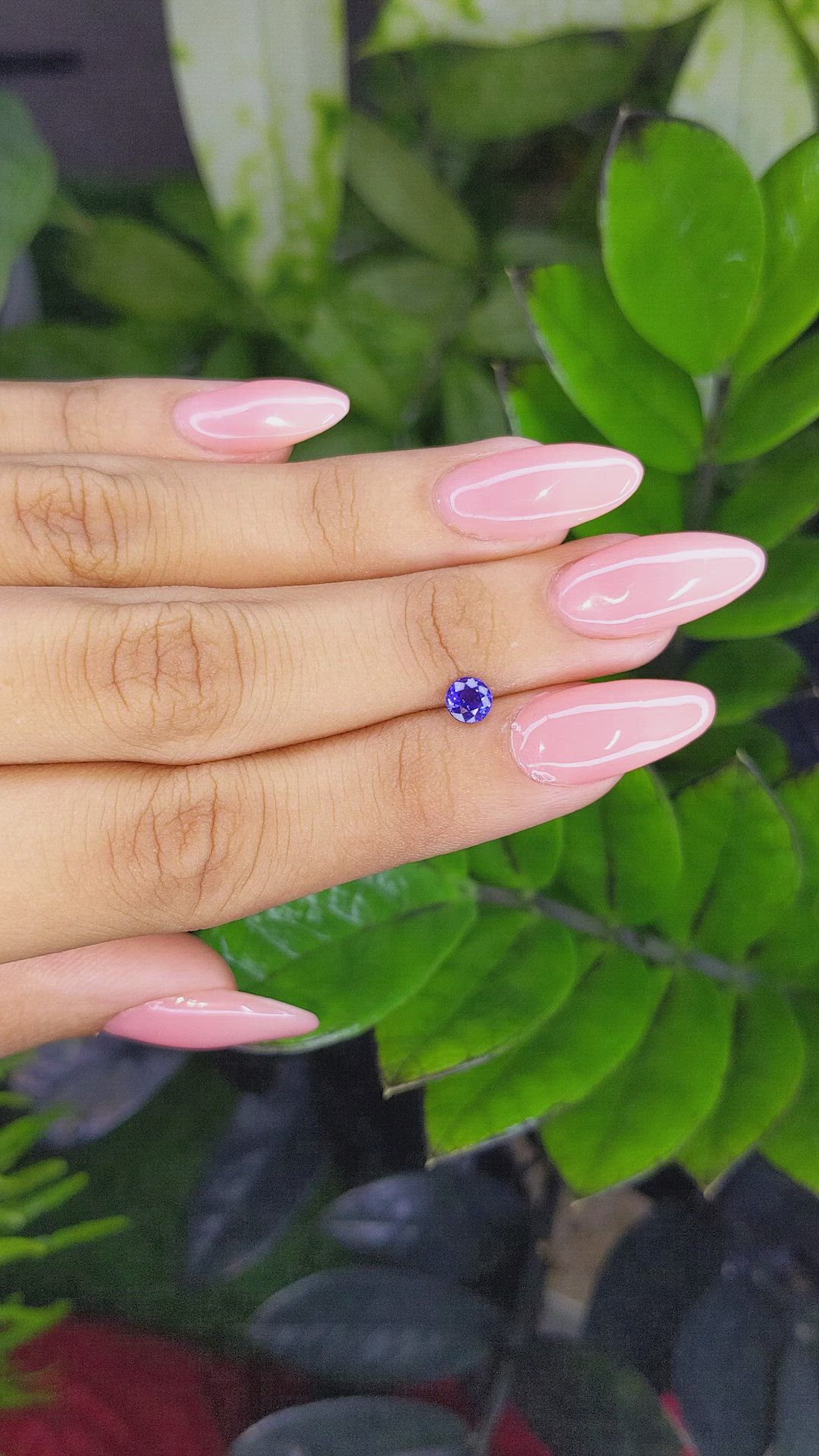 0.62 Ct. Color Change Sapphire from Ceylon (Sri Lanka) Size Video