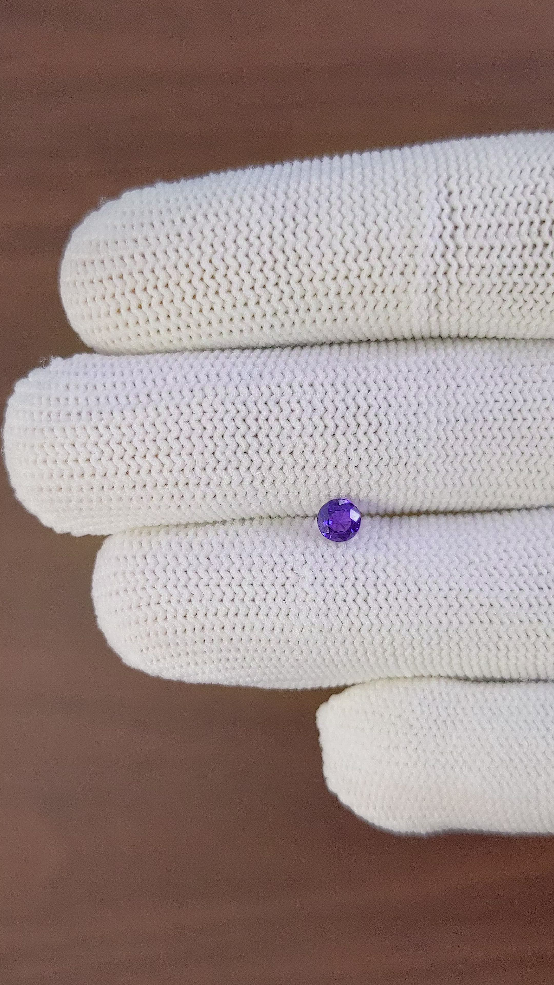 0.36 Ct. Color Change Sapphire from Ceylon (Sri Lanka) Size Video