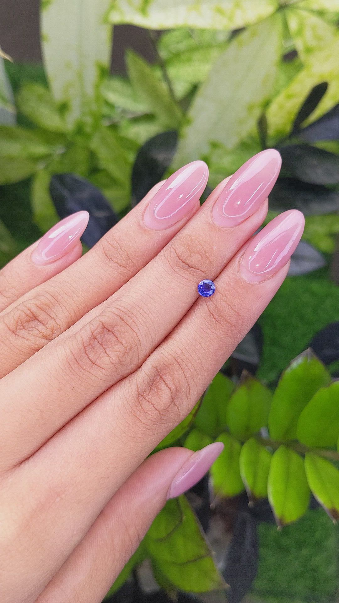0.36 Ct. Color Change Sapphire from Ceylon (Sri Lanka) Size Video