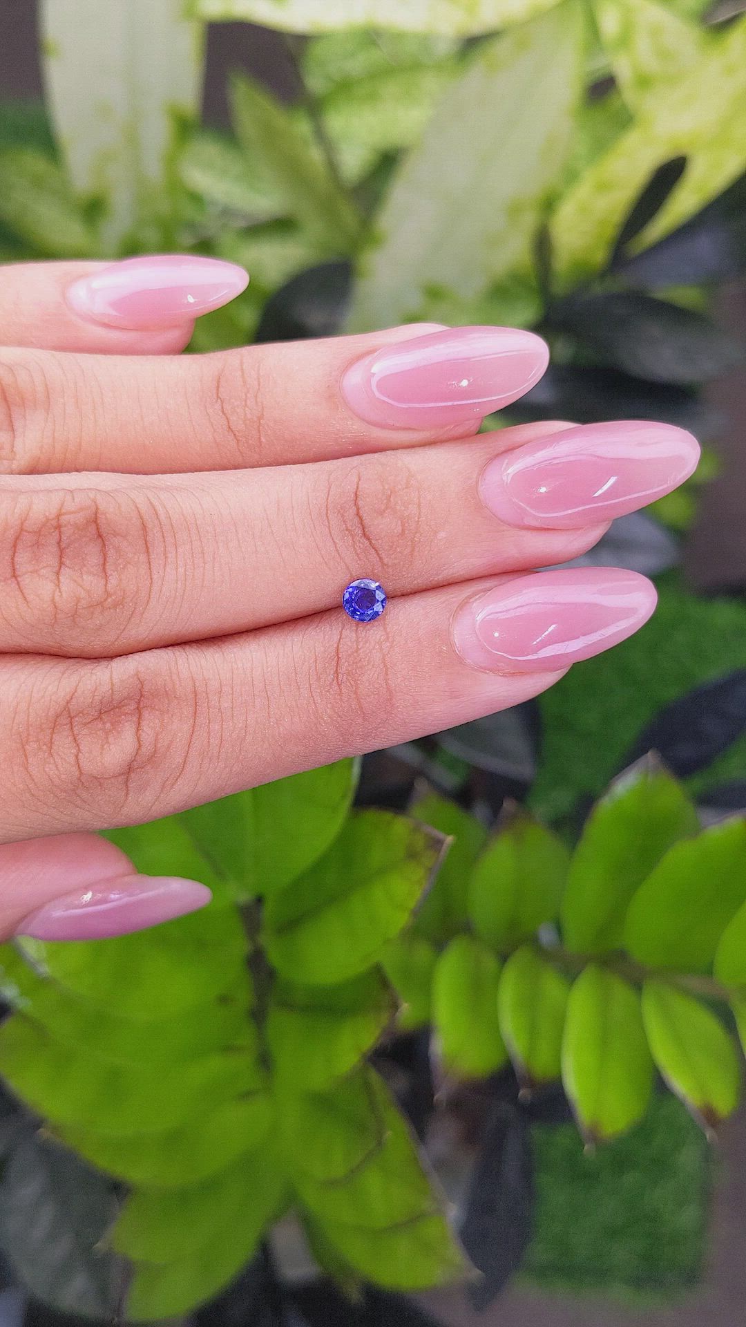 0.36 Ct. Color Change Sapphire from Ceylon (Sri Lanka) Size Video