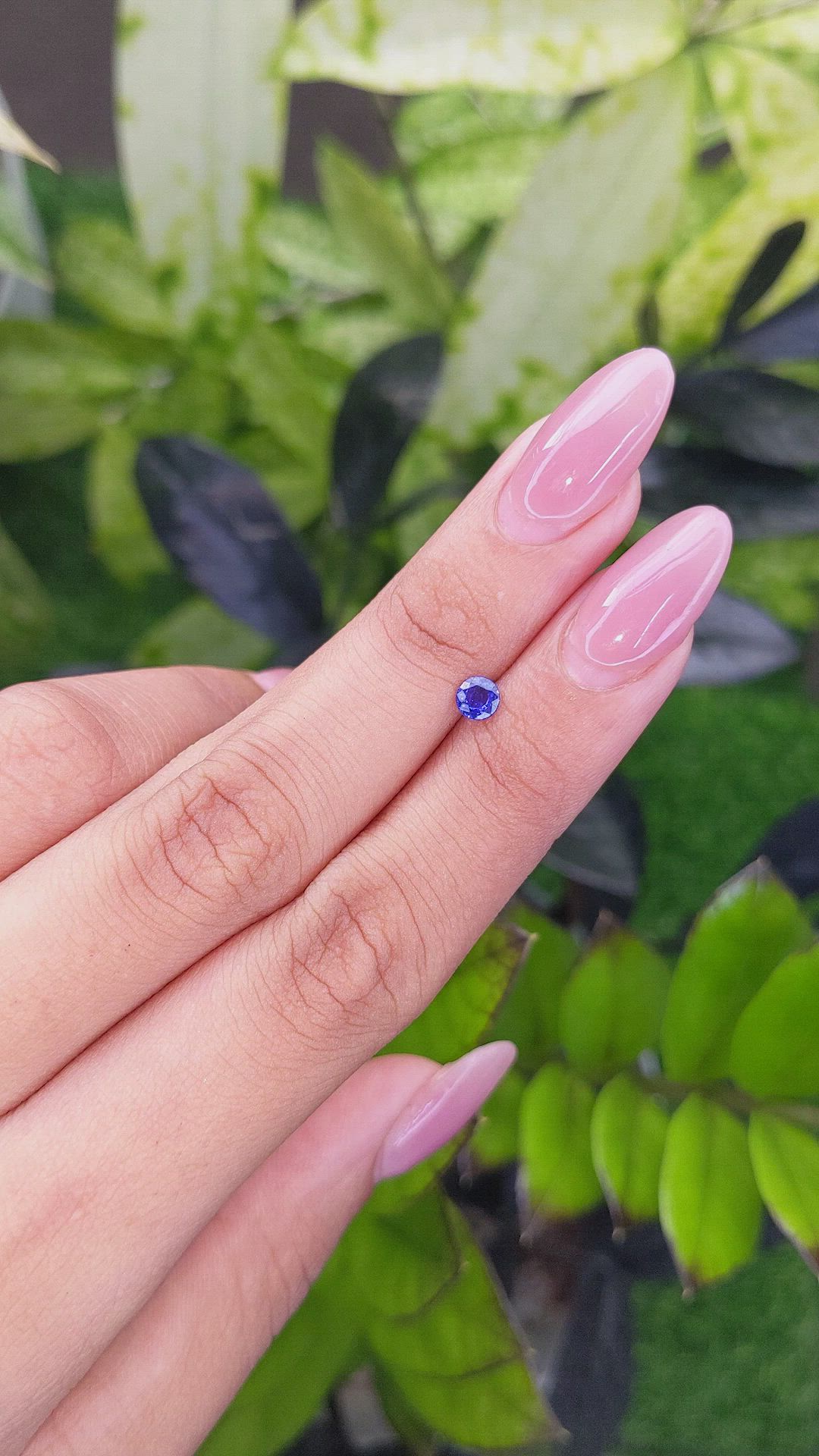 0.36 Ct. Color Change Sapphire from Ceylon (Sri Lanka) Size Video