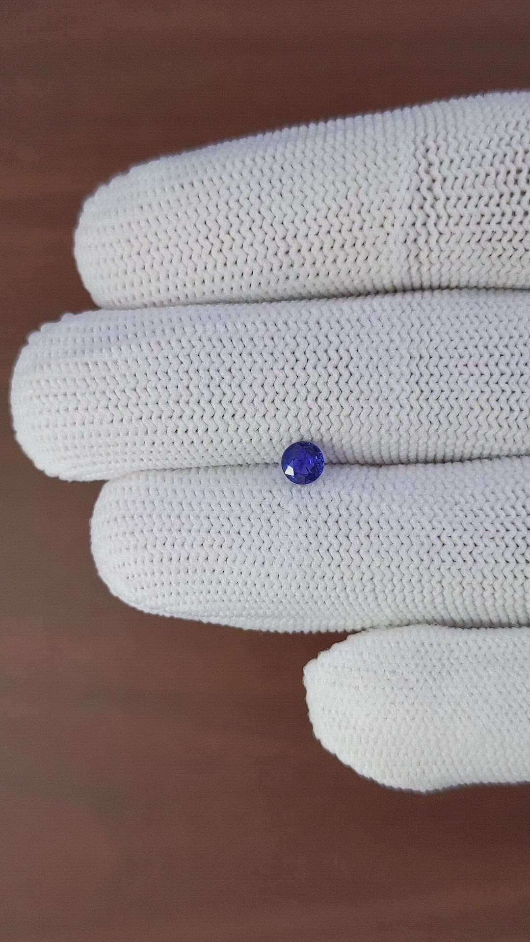 0.36 Ct. Color Change Sapphire from Ceylon (Sri Lanka) Size Video