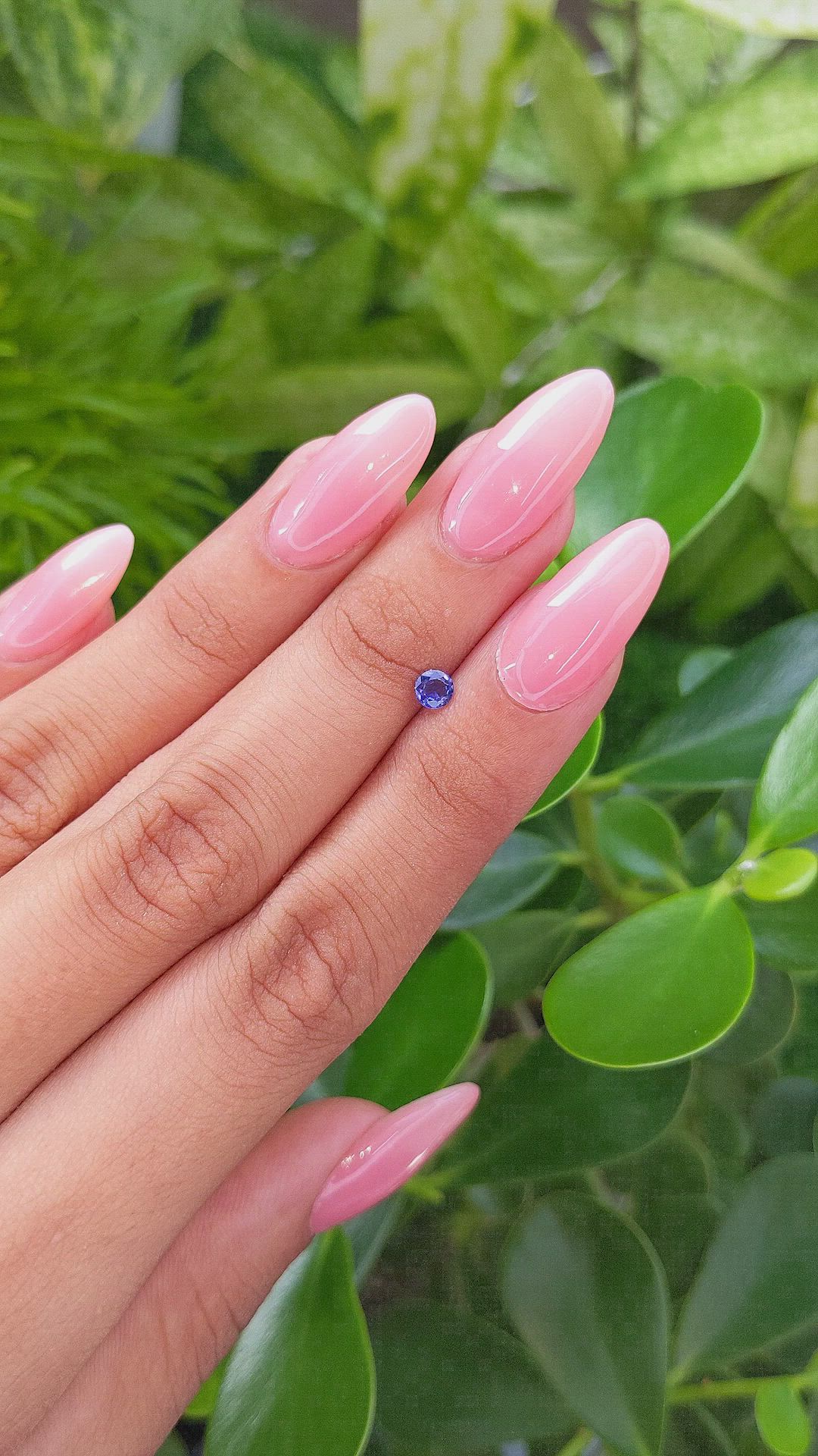 0.27 Ct. Color Change Sapphire from Ceylon (Sri Lanka) Size Video