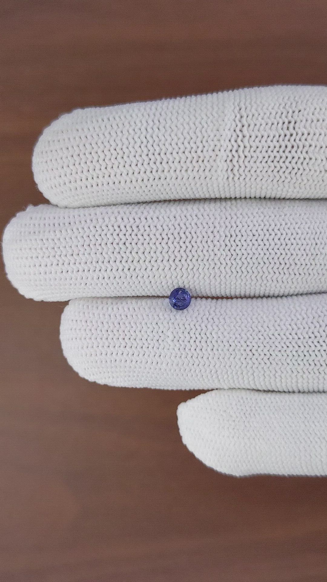 0.31 Ct. Color Change Sapphire from Ceylon (Sri Lanka) Size Video