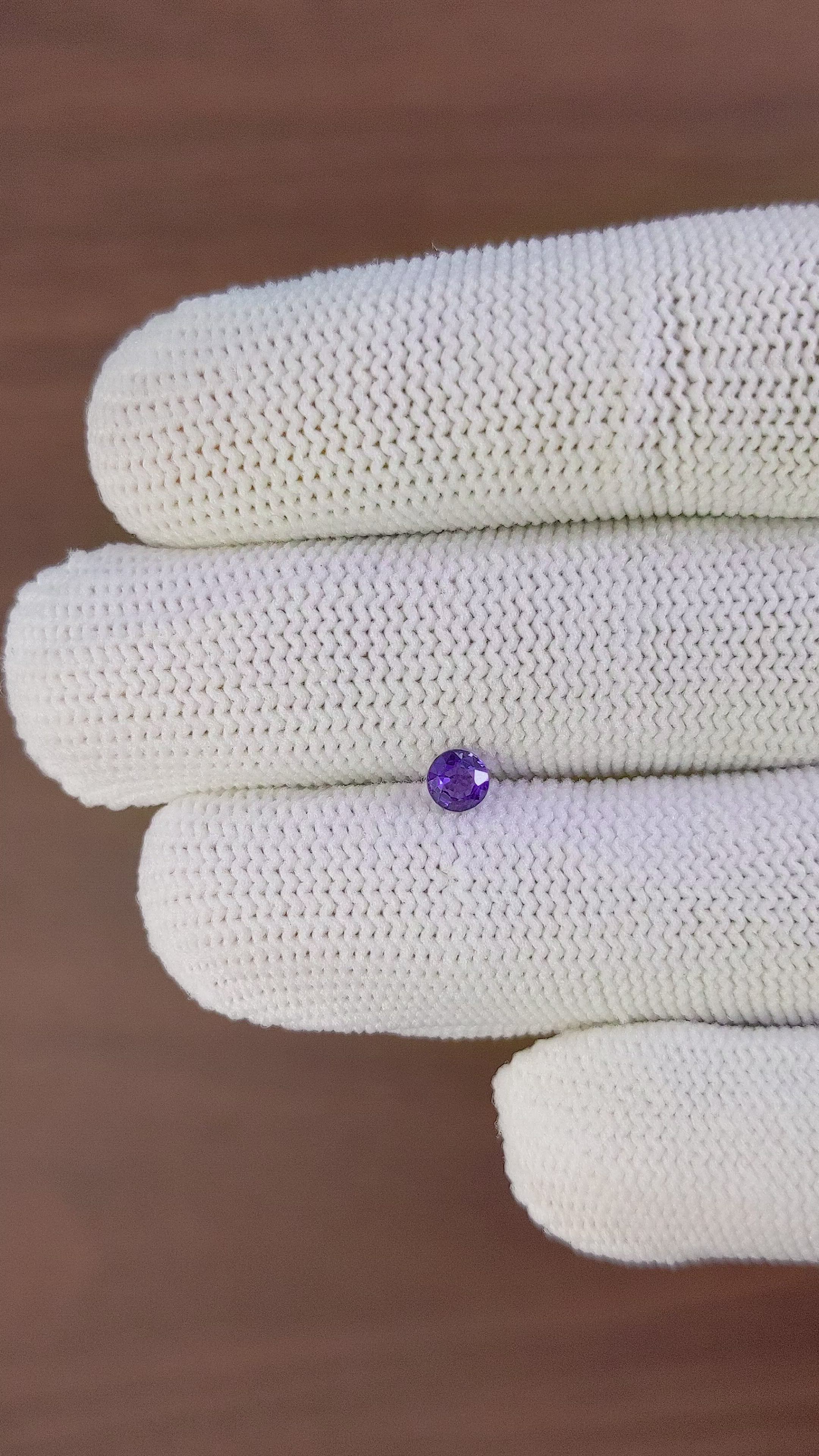 0.31 Ct. Color Change Sapphire from Ceylon (Sri Lanka) Size Video
