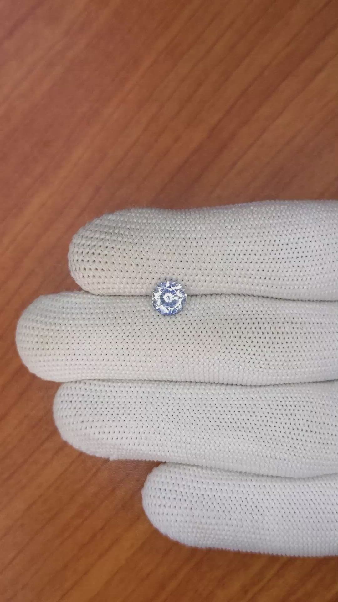 1.32 Ct. Bi Color Sapphire from Ceylon (Sri Lanka) Size Video