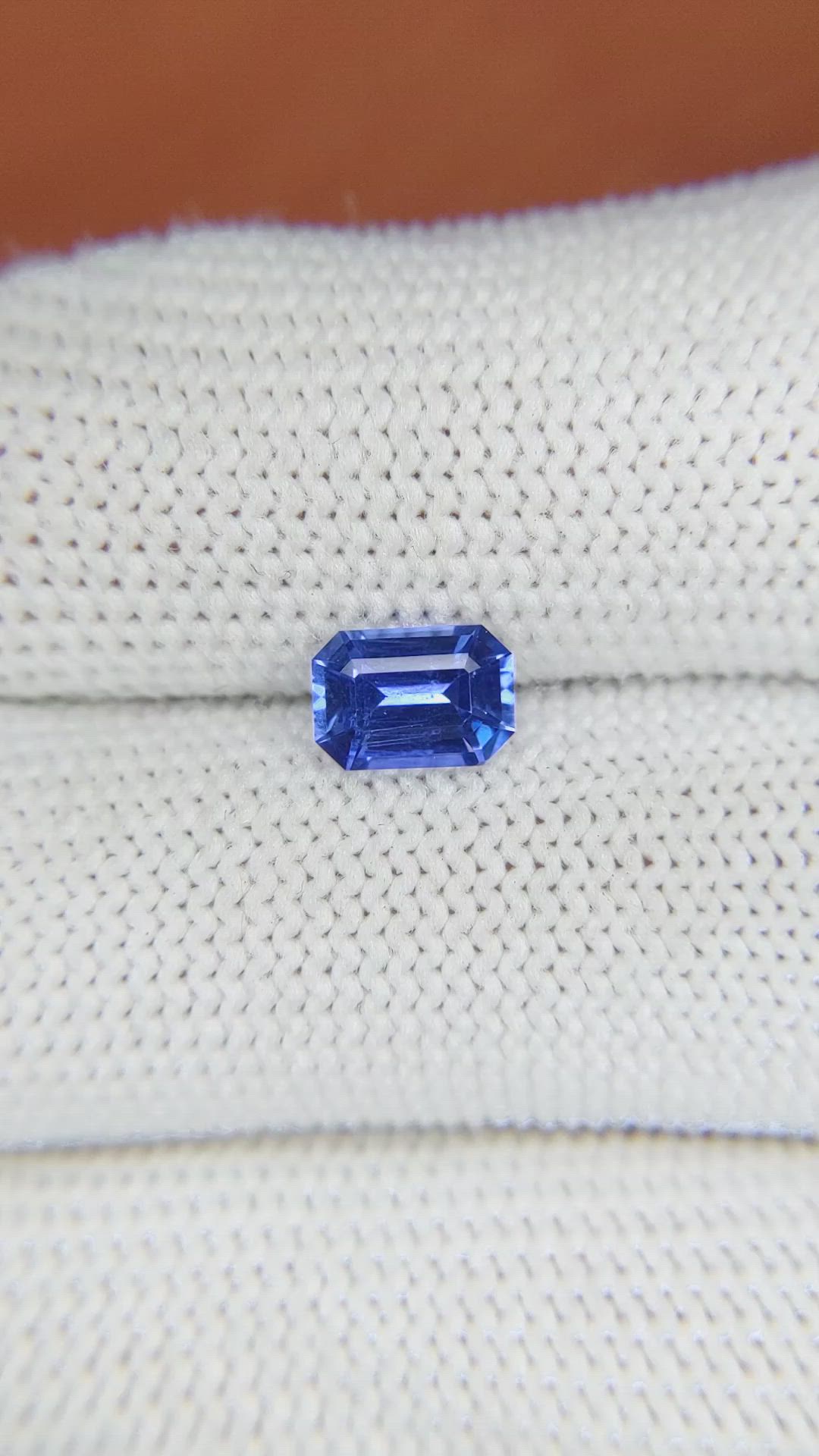 1.19 Ct. Blue Sapphire from Ceylon (Sri Lanka) Size Video