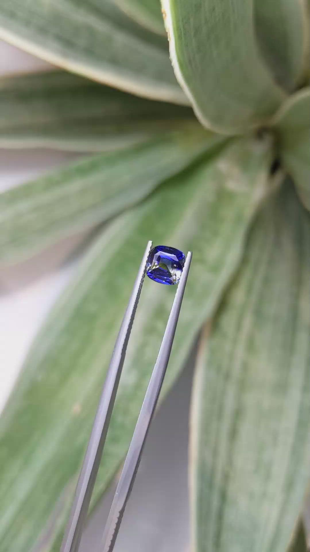 2.15 Ct. Bi Color Sapphire from Ceylon (Sri Lanka) Size Video