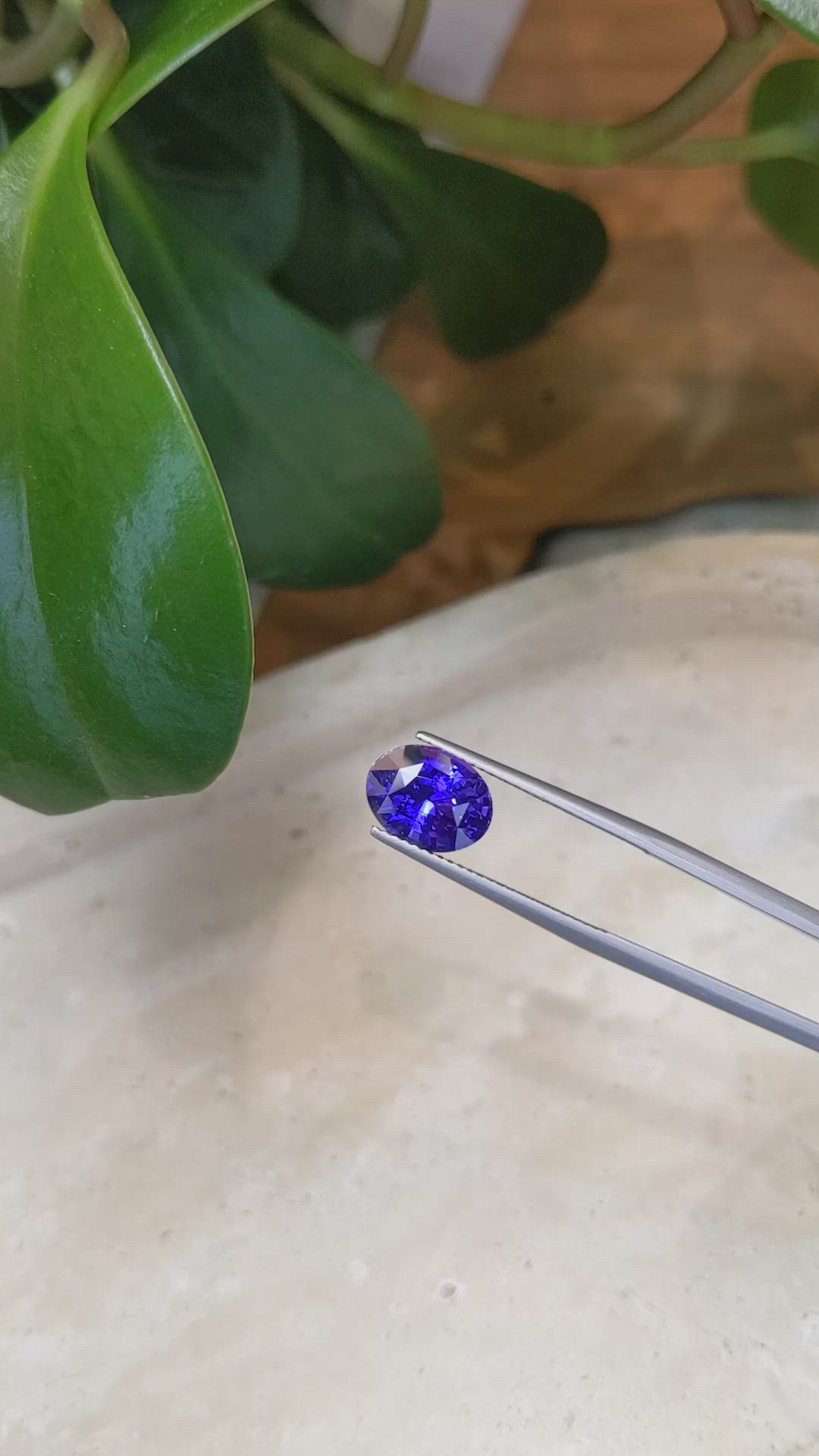 4.01 Ct. Color Change Sapphire from Ceylon (Sri Lanka) Size Video