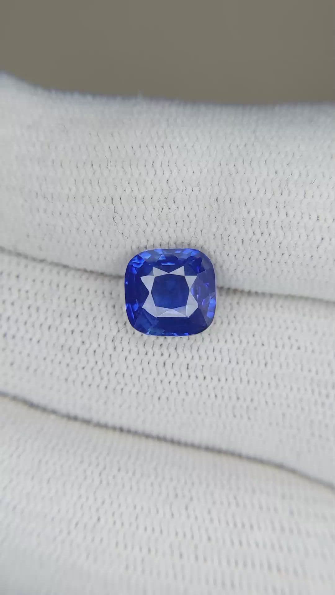 3.06 Ct. Blue Sapphire from Madagascar Size Video