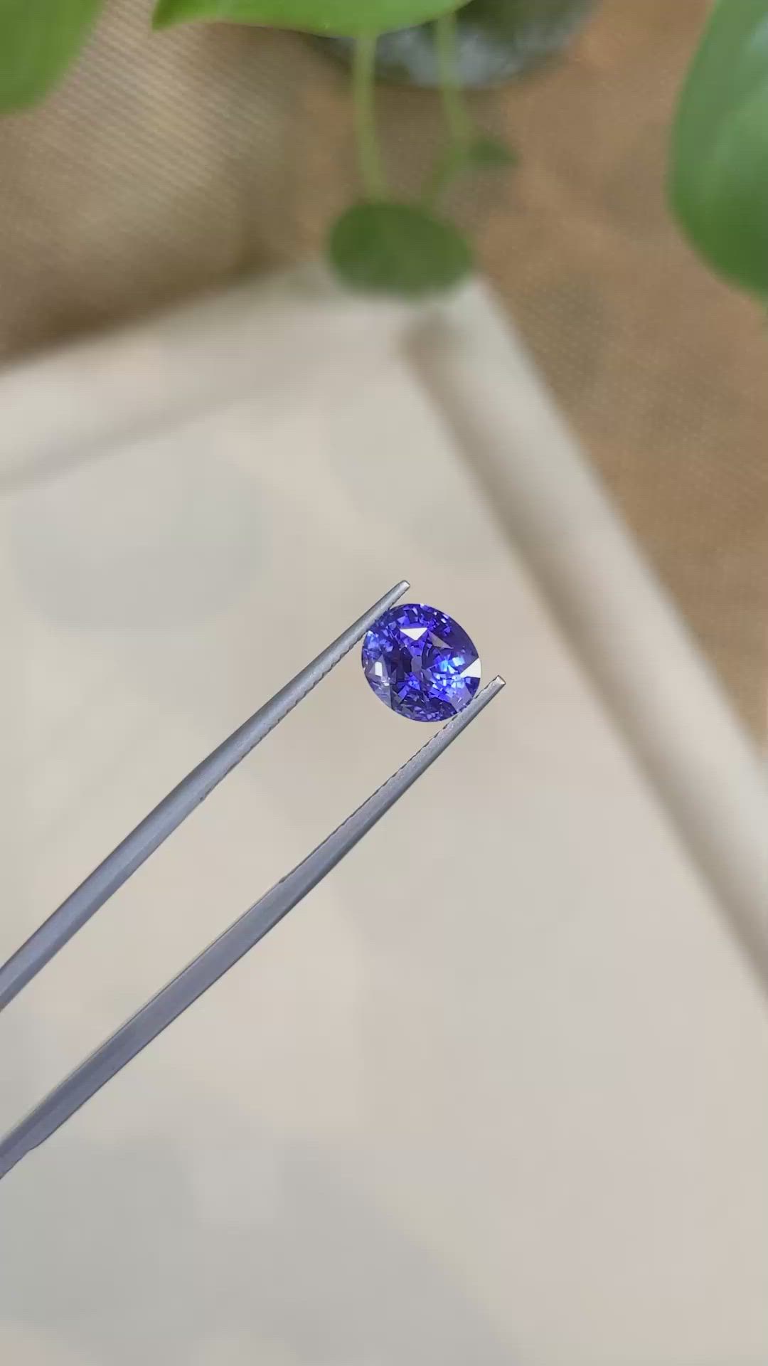 3.10 Ct. Blue Sapphire from Ceylon (Sri Lanka) Size Video