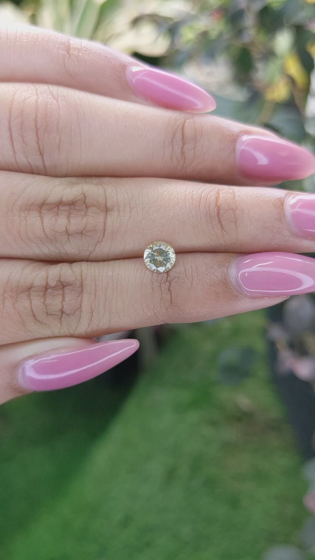 0.71 Ct. Yellow Sapphire from Ceylon (Sri Lanka) Size Video