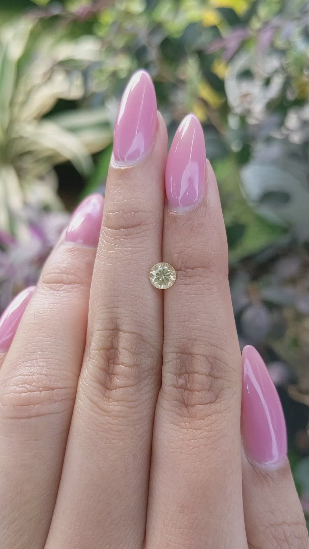 0.62 Ct. Yellow Sapphire from Ceylon (Sri Lanka) Size Video