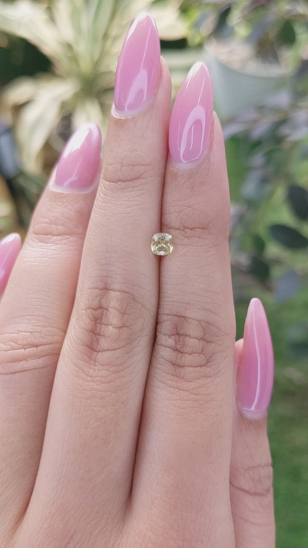 0.34 Ct. Yellow Sapphire from Ceylon (Sri Lanka) Size Video