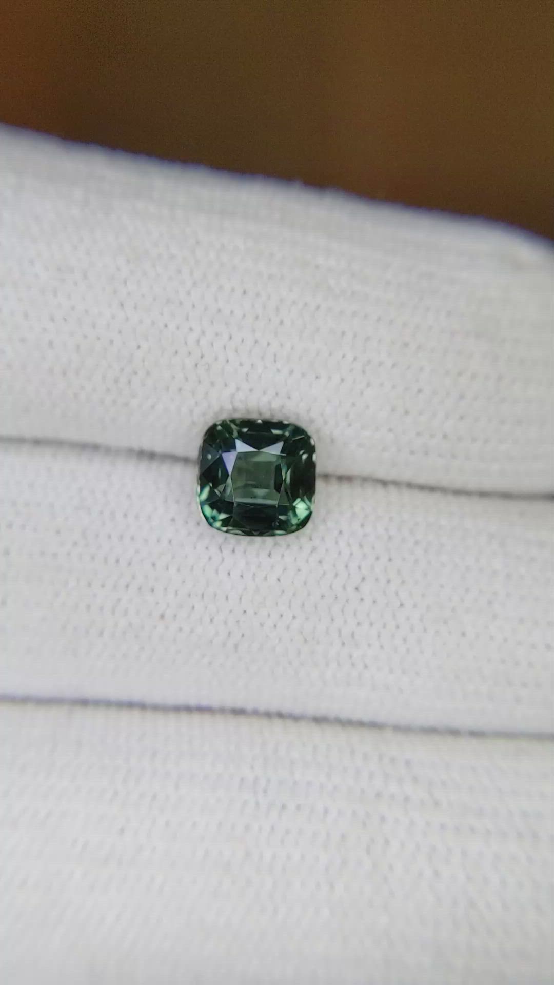 1.98 Ct. Green Sapphire from Ceylon (Sri Lanka) Size Video