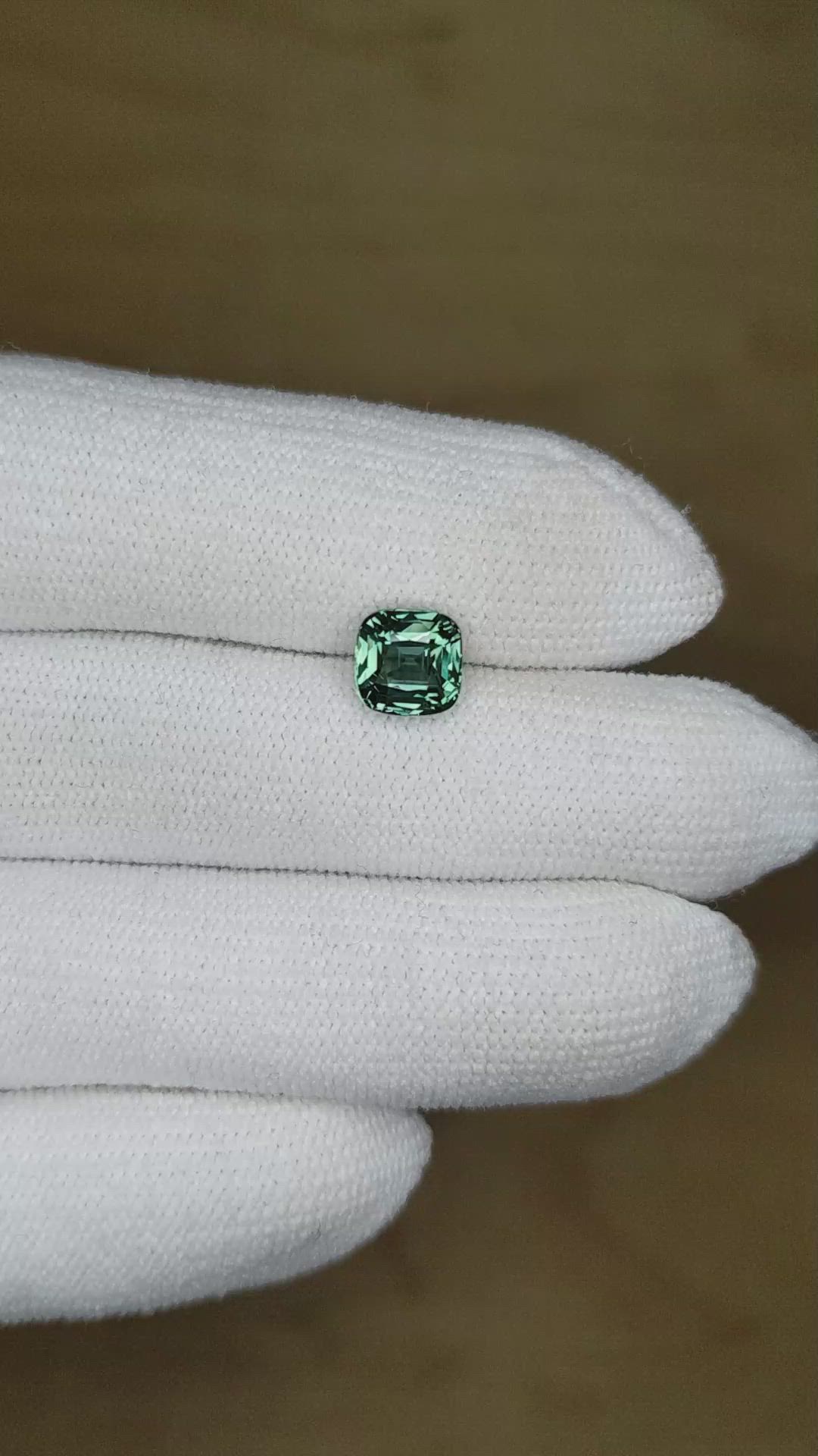 1.98 Ct. Green Sapphire from Ceylon (Sri Lanka) Size Video